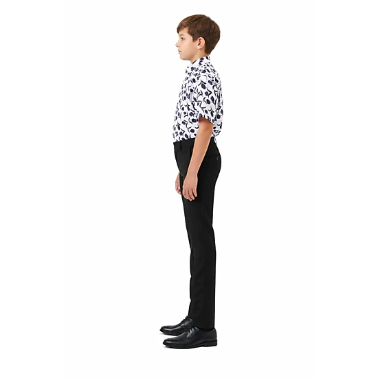 Elie Balleh Boys Slim Fit Floral Button-Down Shirt