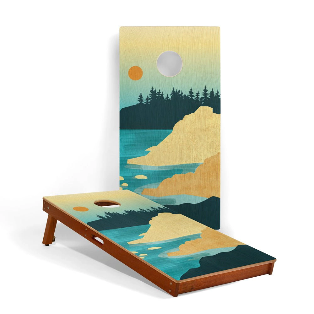 Elakai National Park Mahogany Pathfinder Cornhole Boards