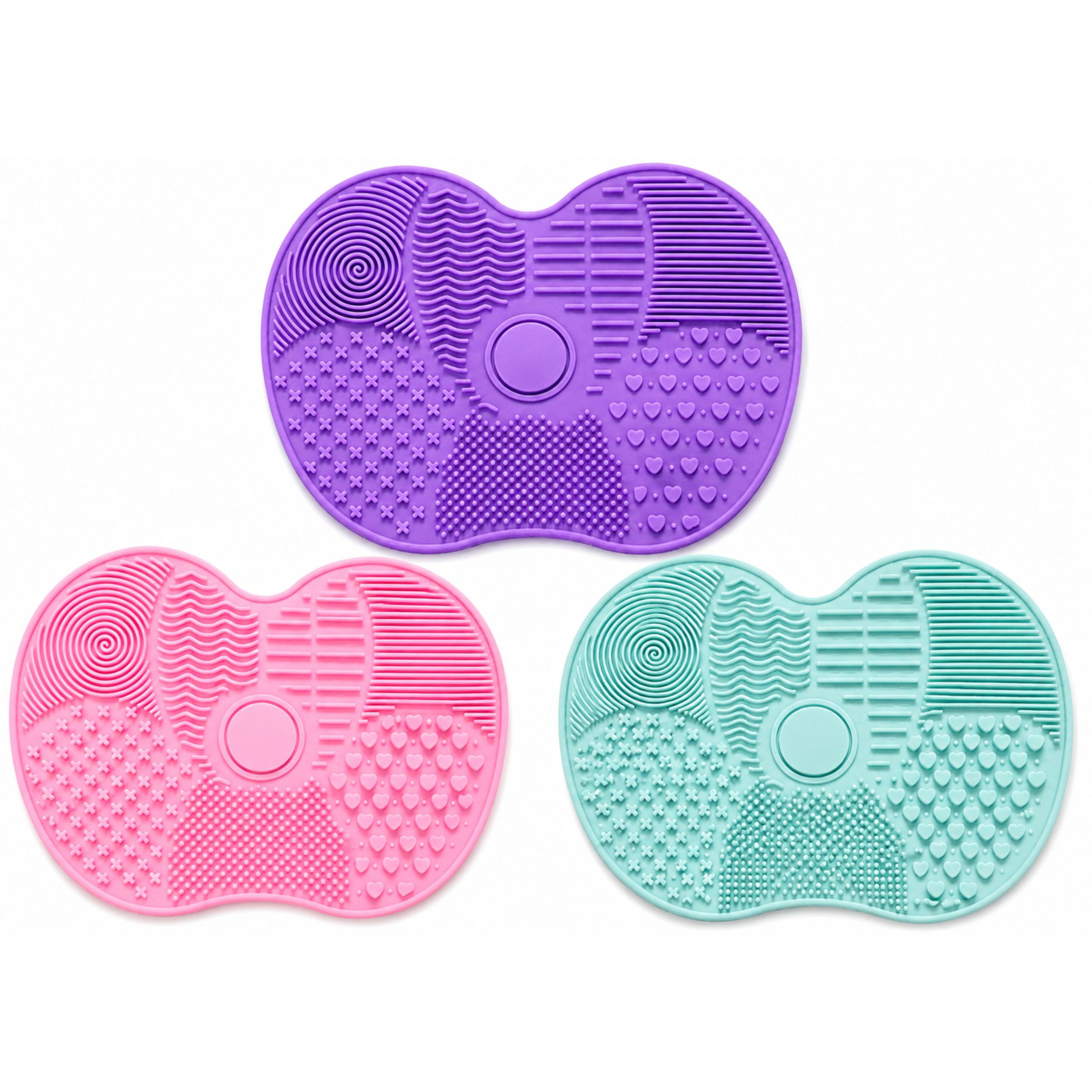 Home Collection Silicone Makeup Brush Cleaner Mat Deep Cleaning Scrubber Pad