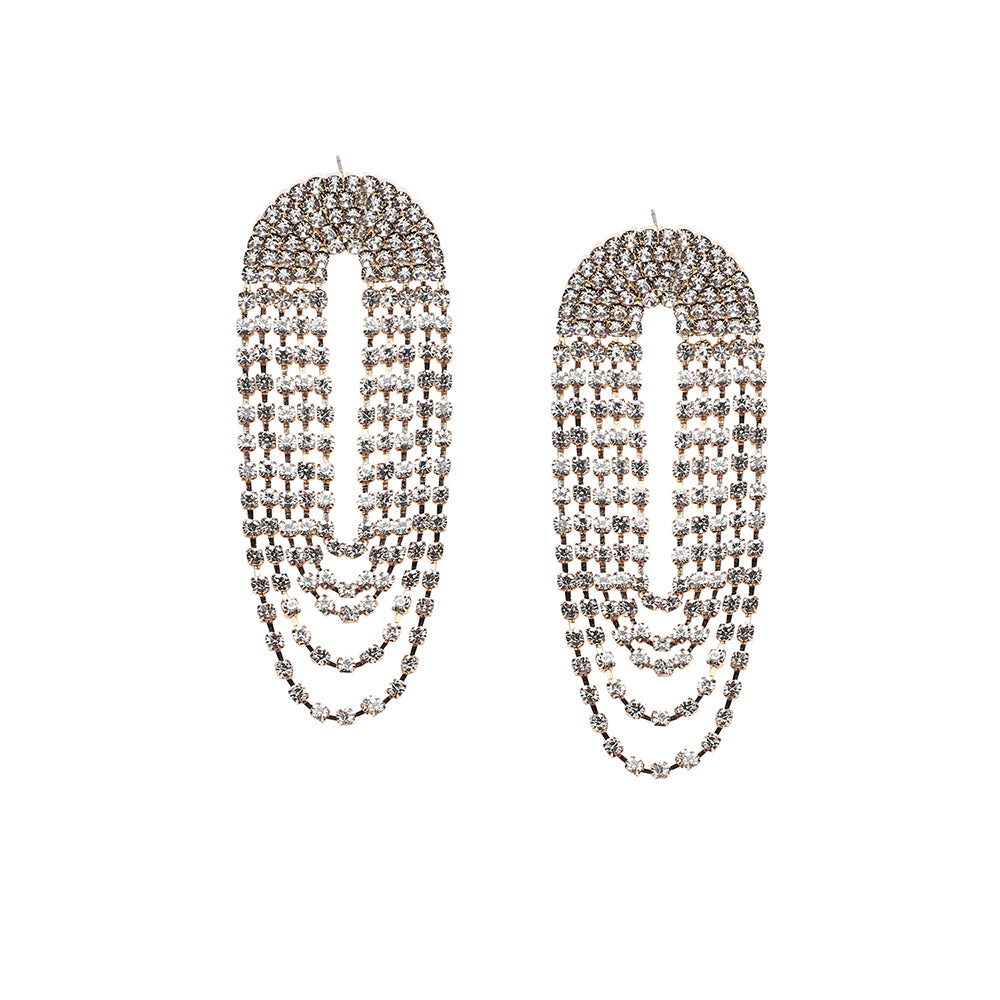 SOHI Women's Bling Drop Earrings