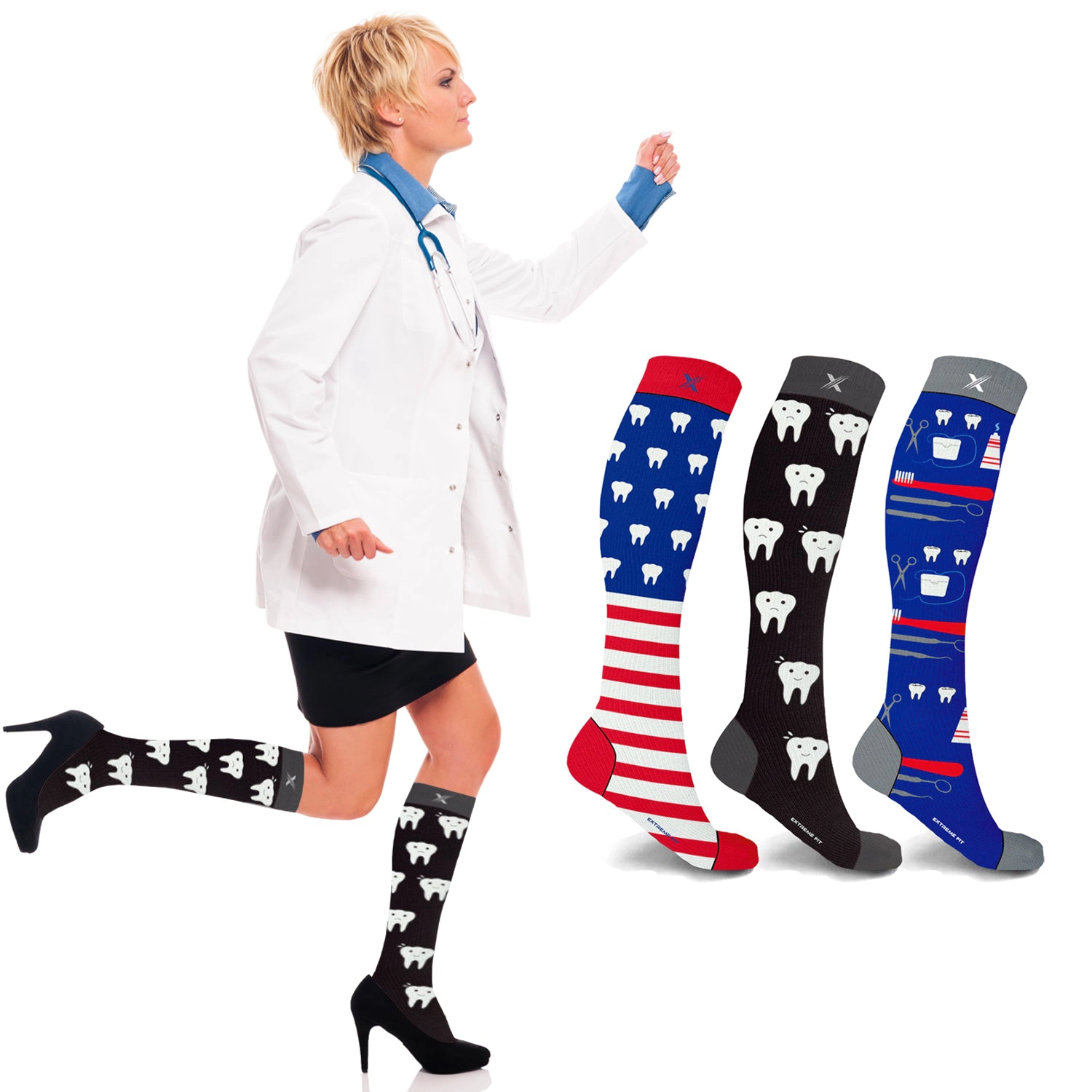 Extreme Fit Compression Socks Knee High - Made For