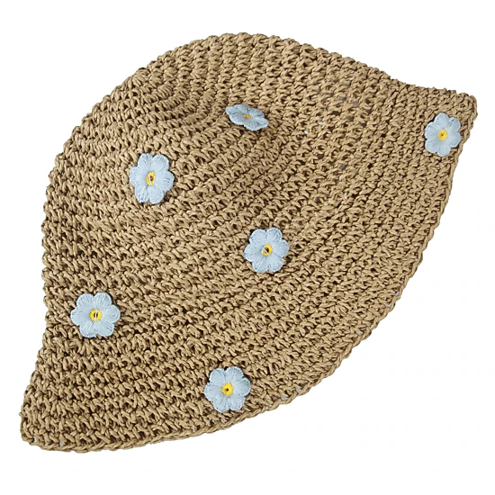 Anna-Kaci Women's Bucket Hats Flower Crochet Pattern Papyrus Fisherman ...