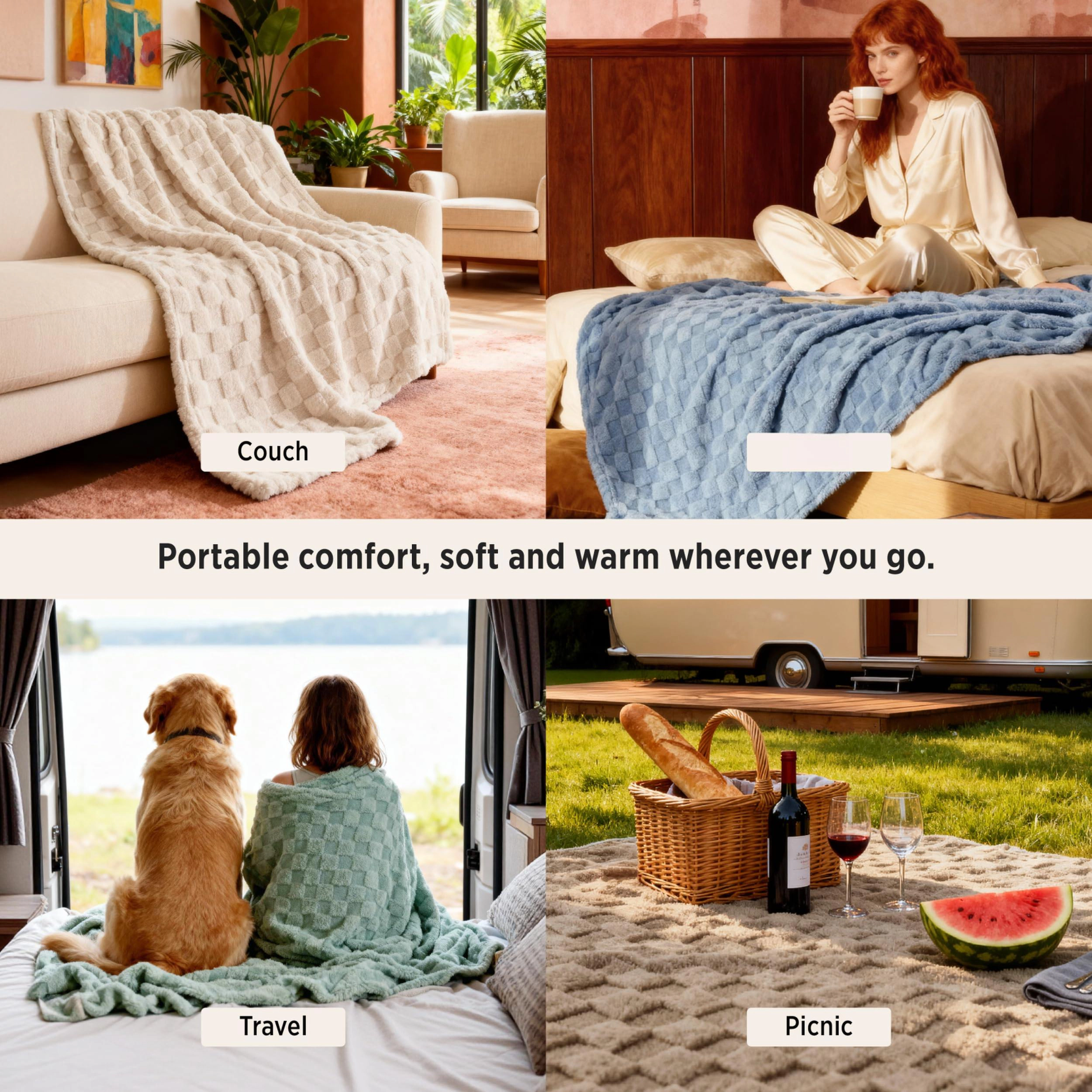 CovertSafe Lightweight Bed Blanket