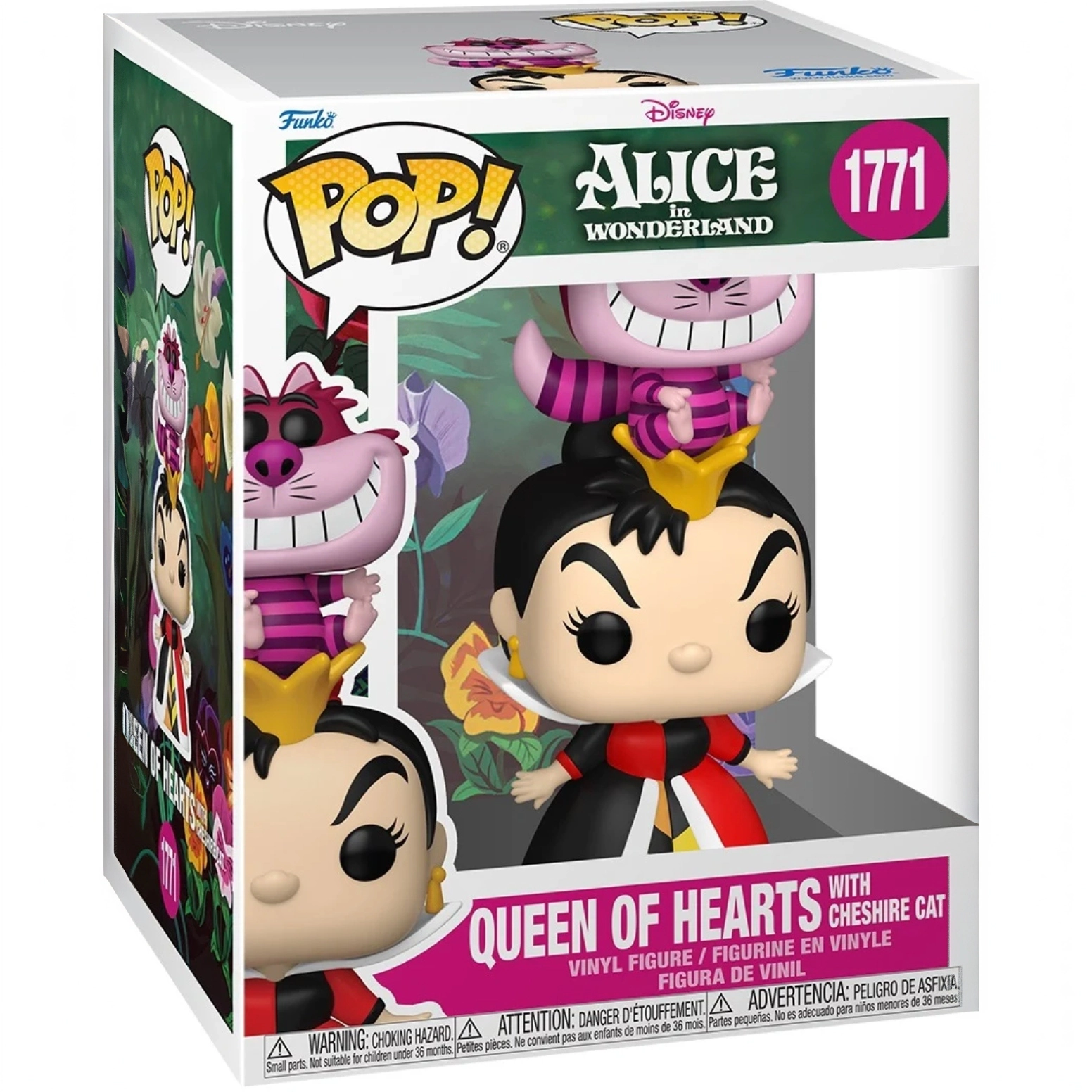 Funko Pop! Alice in Wonderland: Queen of Hearts w Cheshire Cat #1771