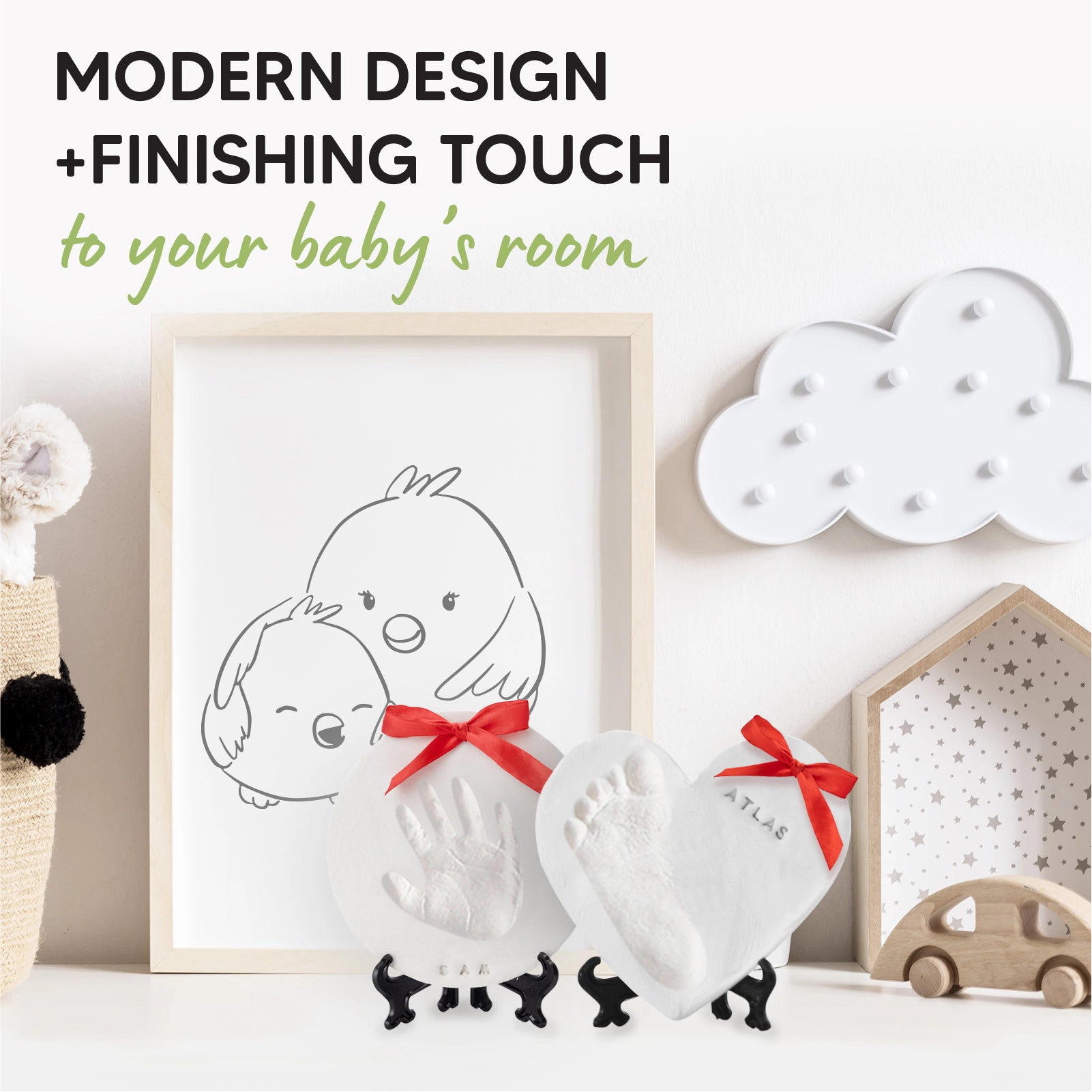 KeaBabies Adore Ornament Keepsake Kit