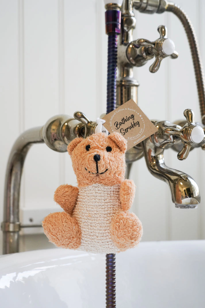 Plantlife Bear Ramie Bath Scrubby