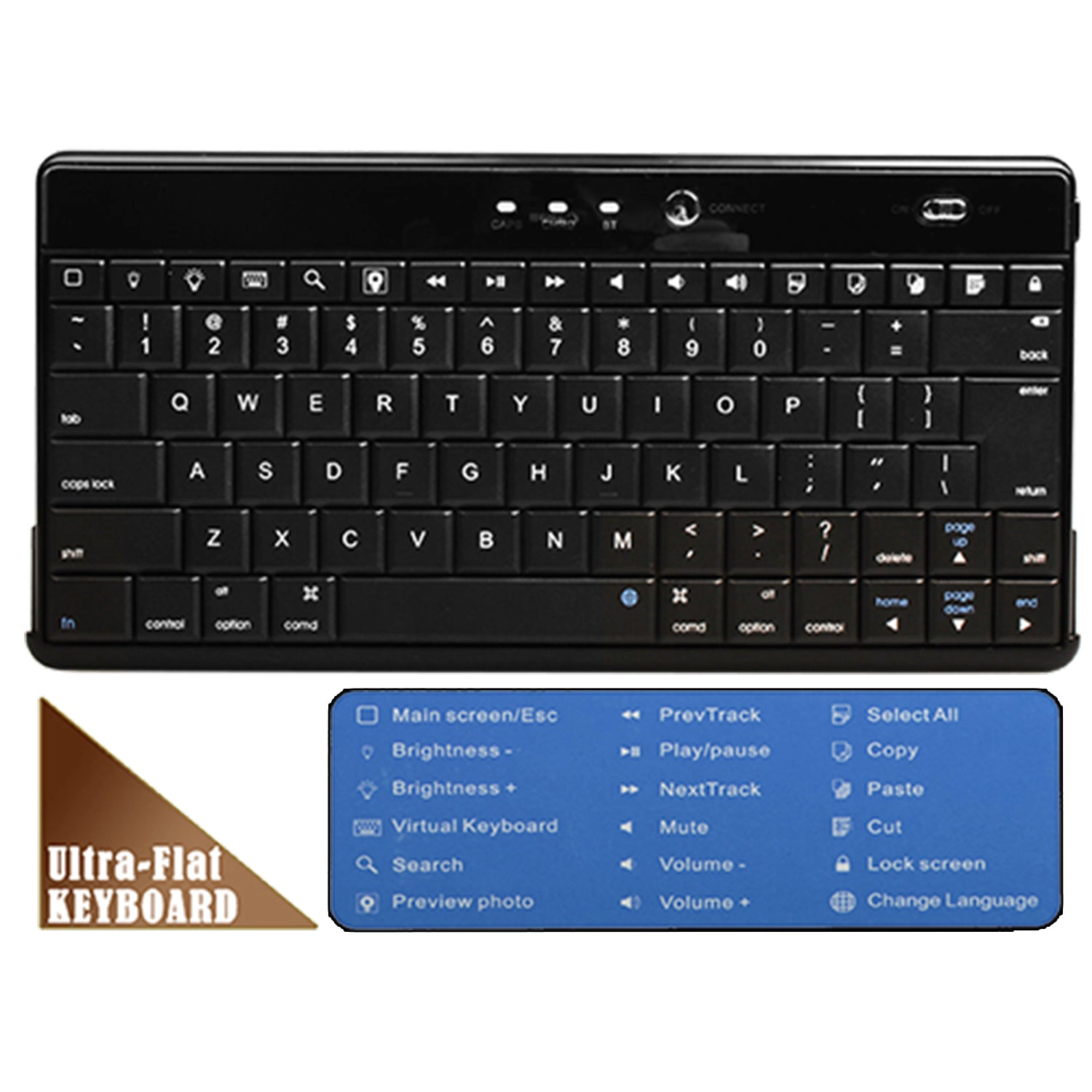 GBruno Wireless Keyboard Case Cover For IPad 2