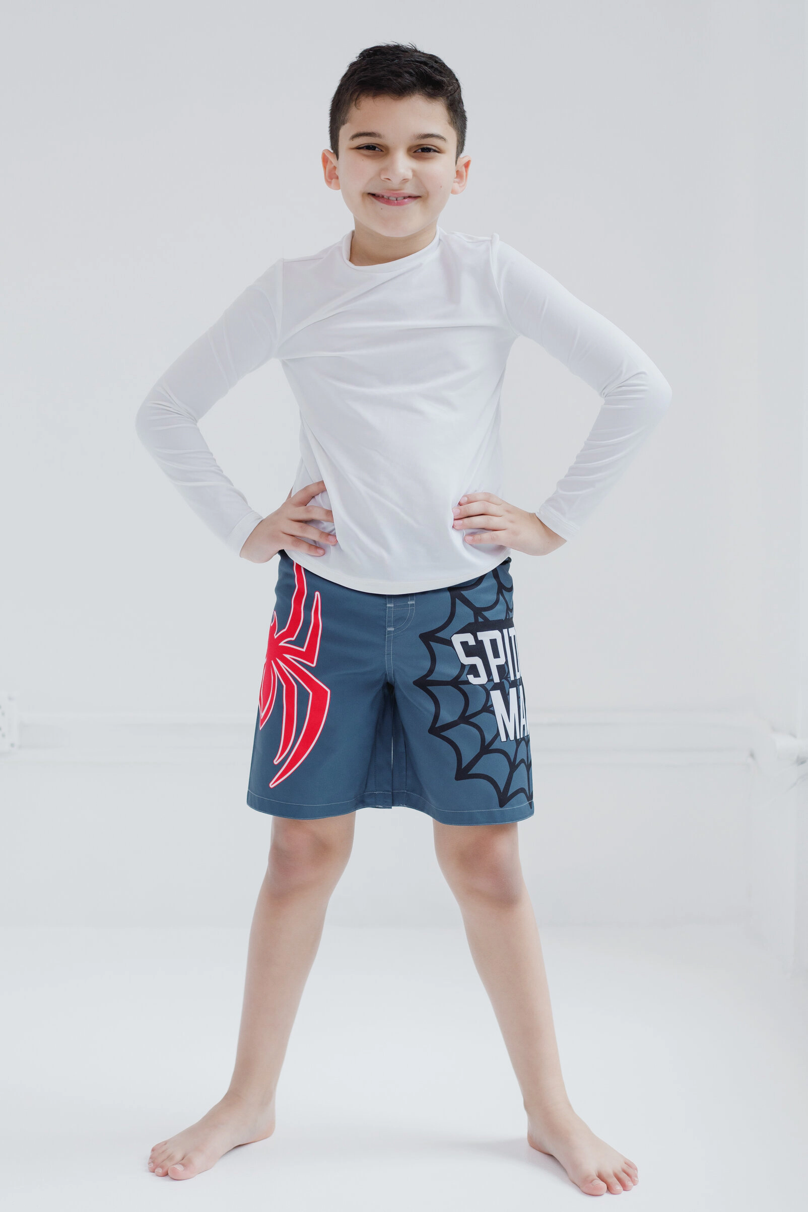 Marvel Boys' UPF 50+ Swim Trunks