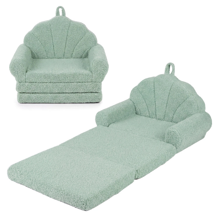 Hivvago Convertible Kids Sofa 2-In-1 Fold Out Toddler Couch Chair
