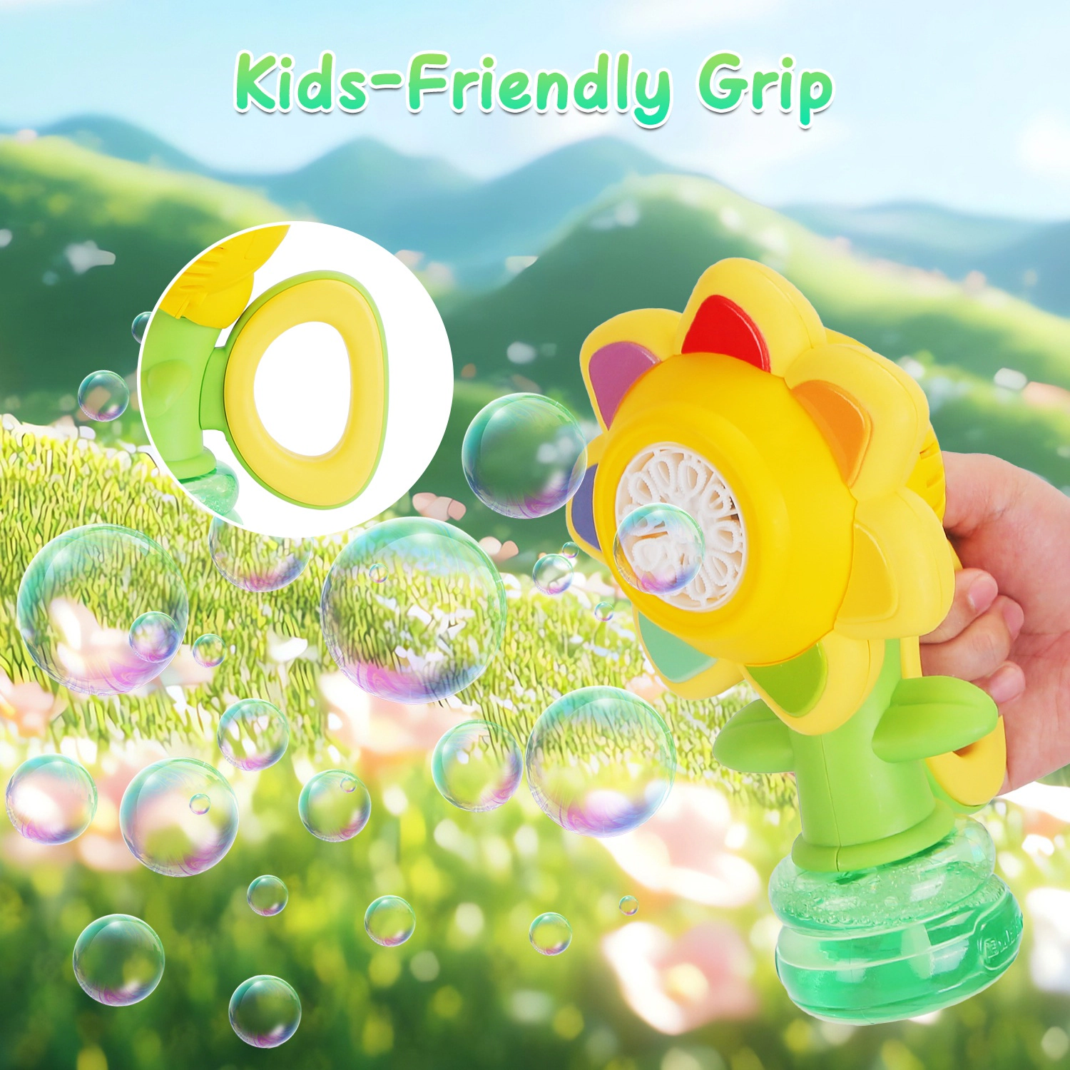 GBruno 2-Piece Dancing Sunflower Bubble Machines