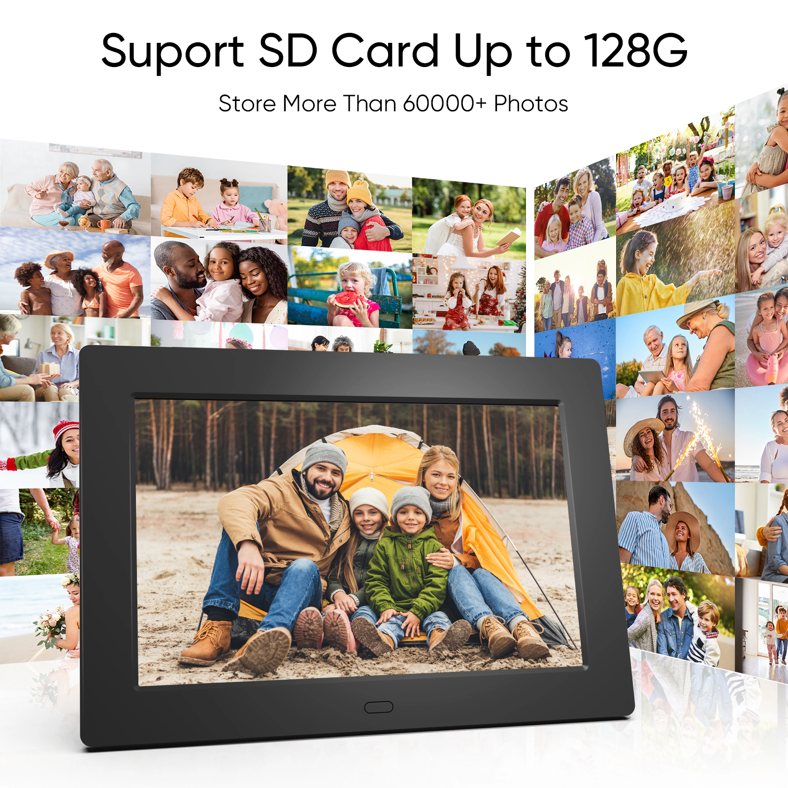 Sonicgrace 7" Digital Photo Frame IPS App Controlled