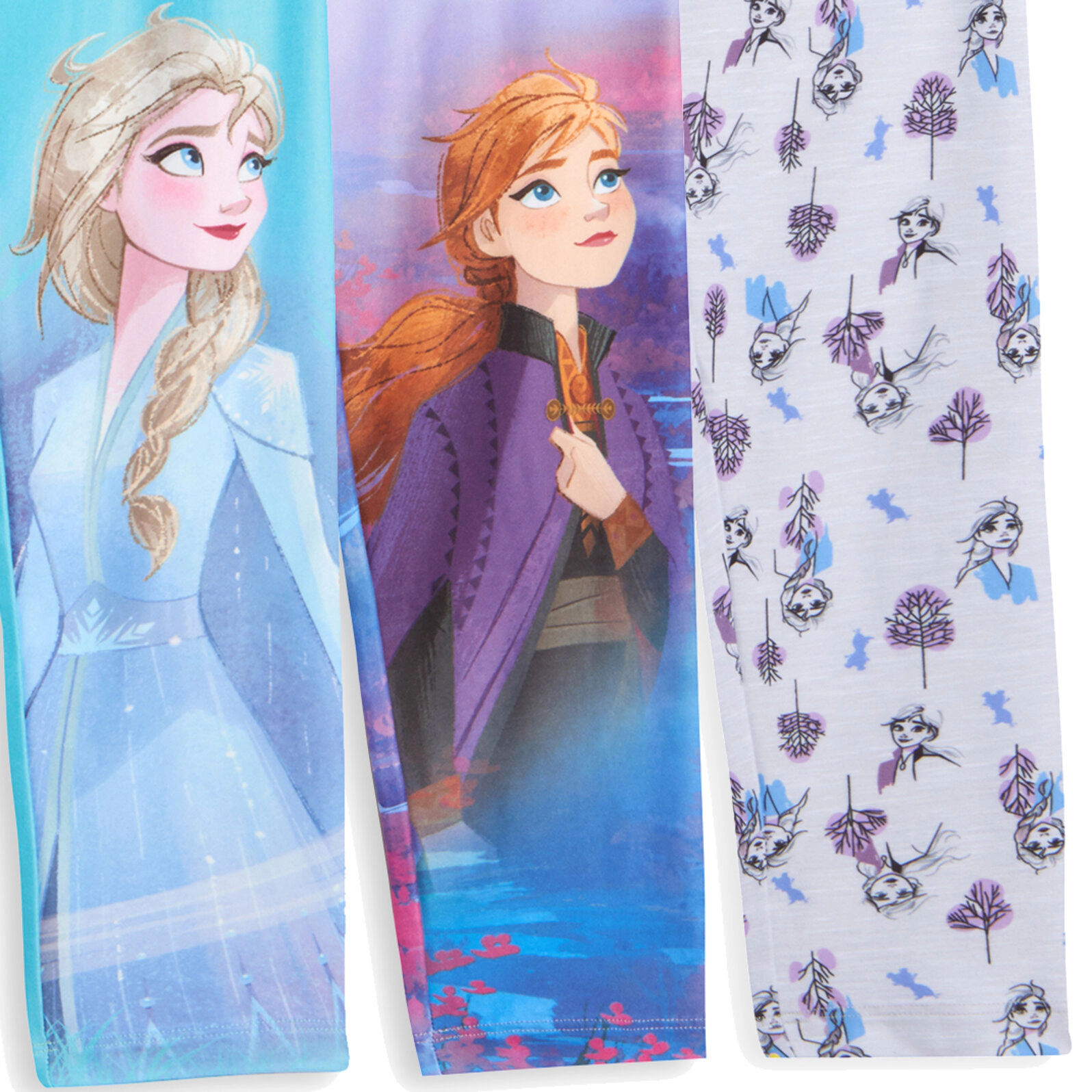 Disney Frozen Girls' 3-Pack Leggings