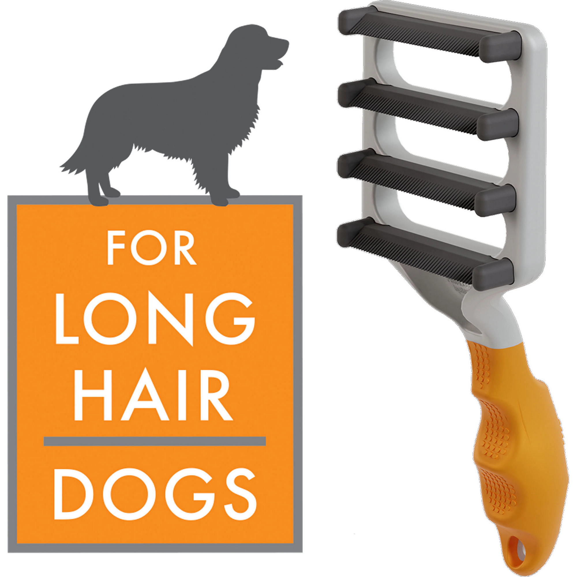 FUR4 deShedding Tool - Long Hair Dog