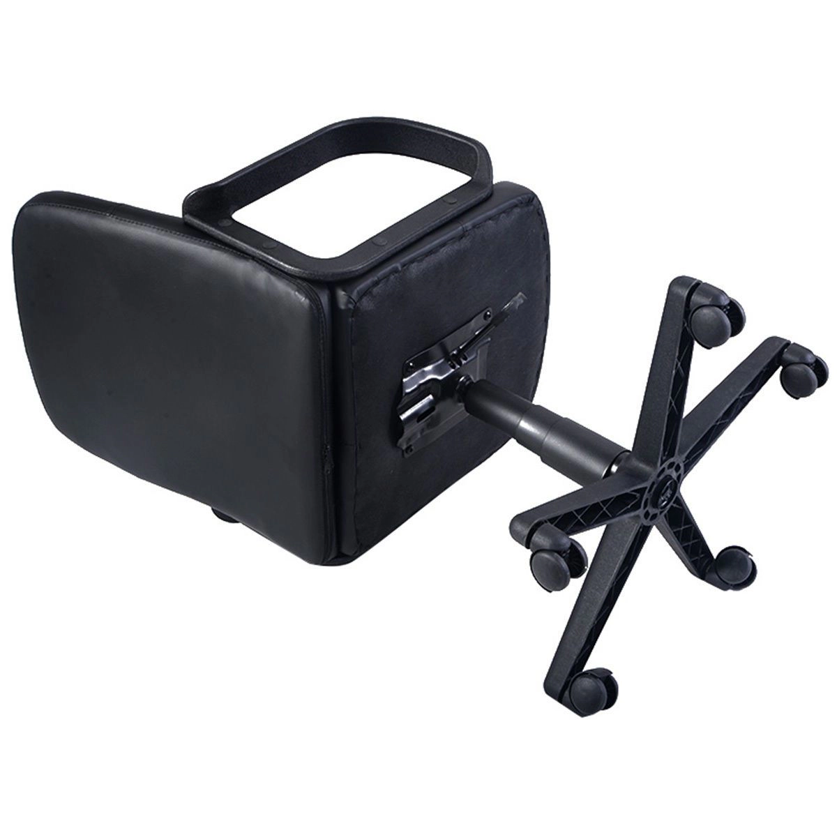 SlickBlue Executive Office Chair, Black PU Leather, Swivel