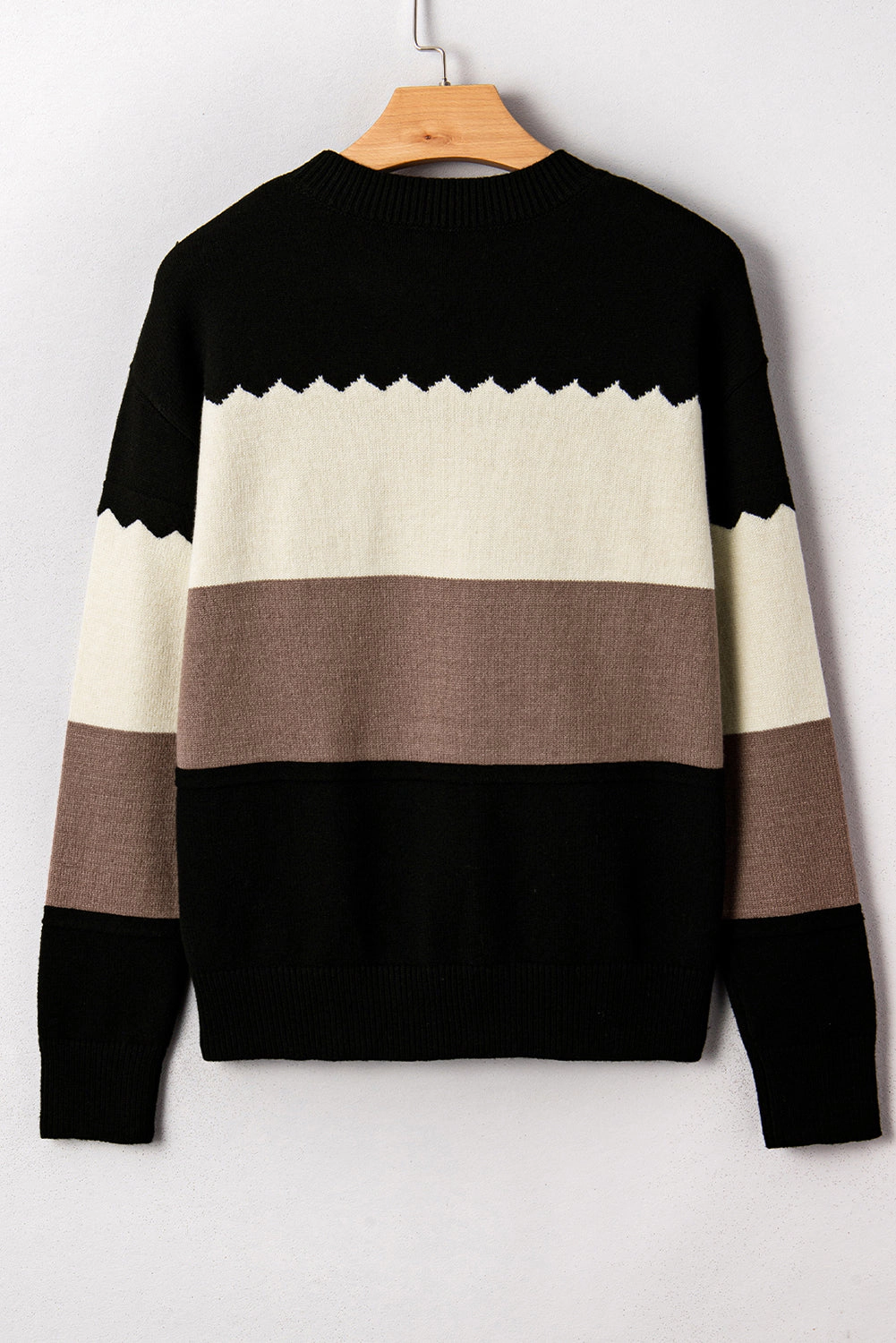 Threaded Pear Women's Harper Colorblock Drop Shoulder Sweater