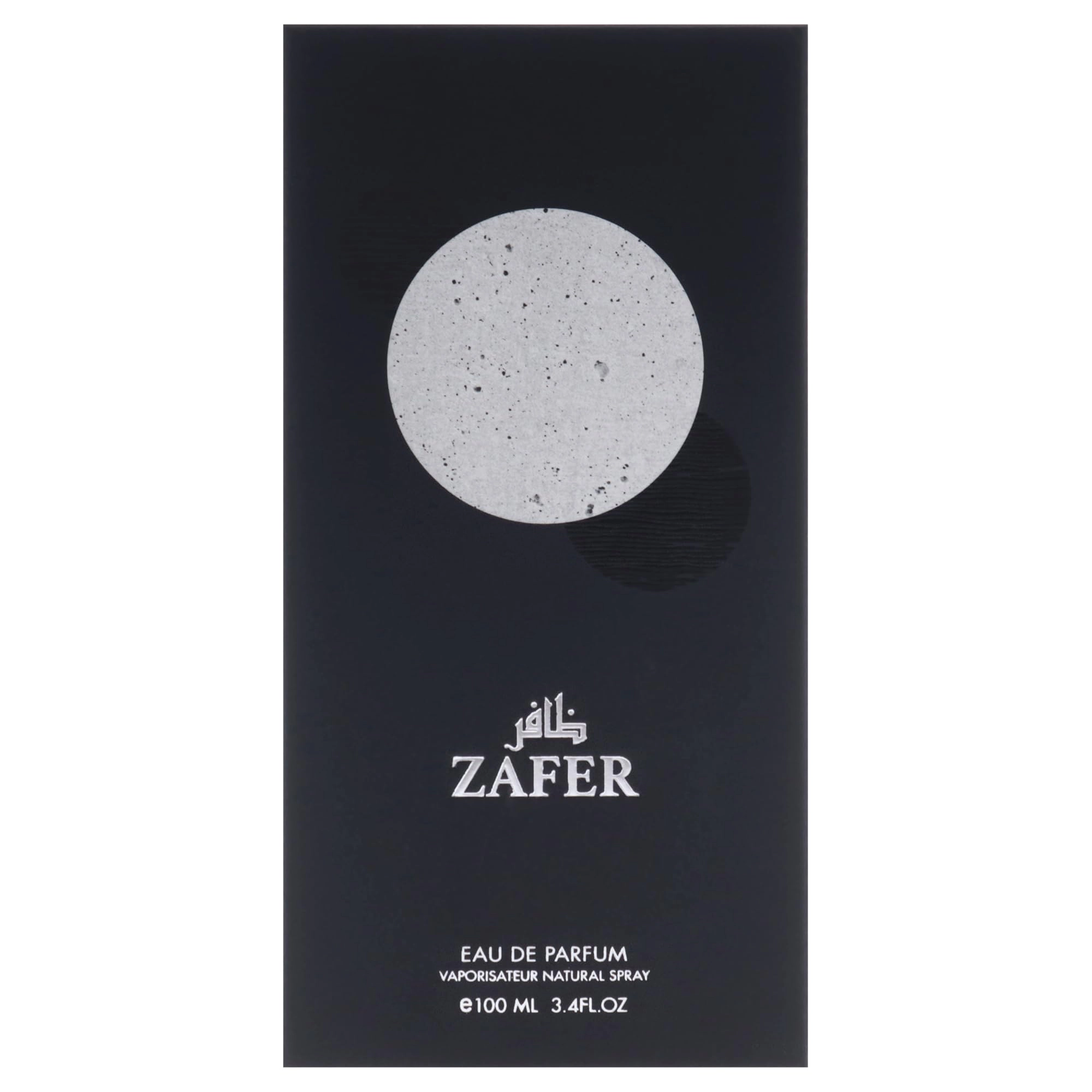 Risala Zafer EDP Unisex - Woody Spicy Fragrance with Grapefruit, 3.4 oz Spray
