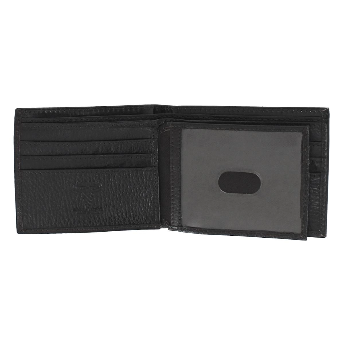 American Bison Men's Hand Tooled Leather Bifold Wallet