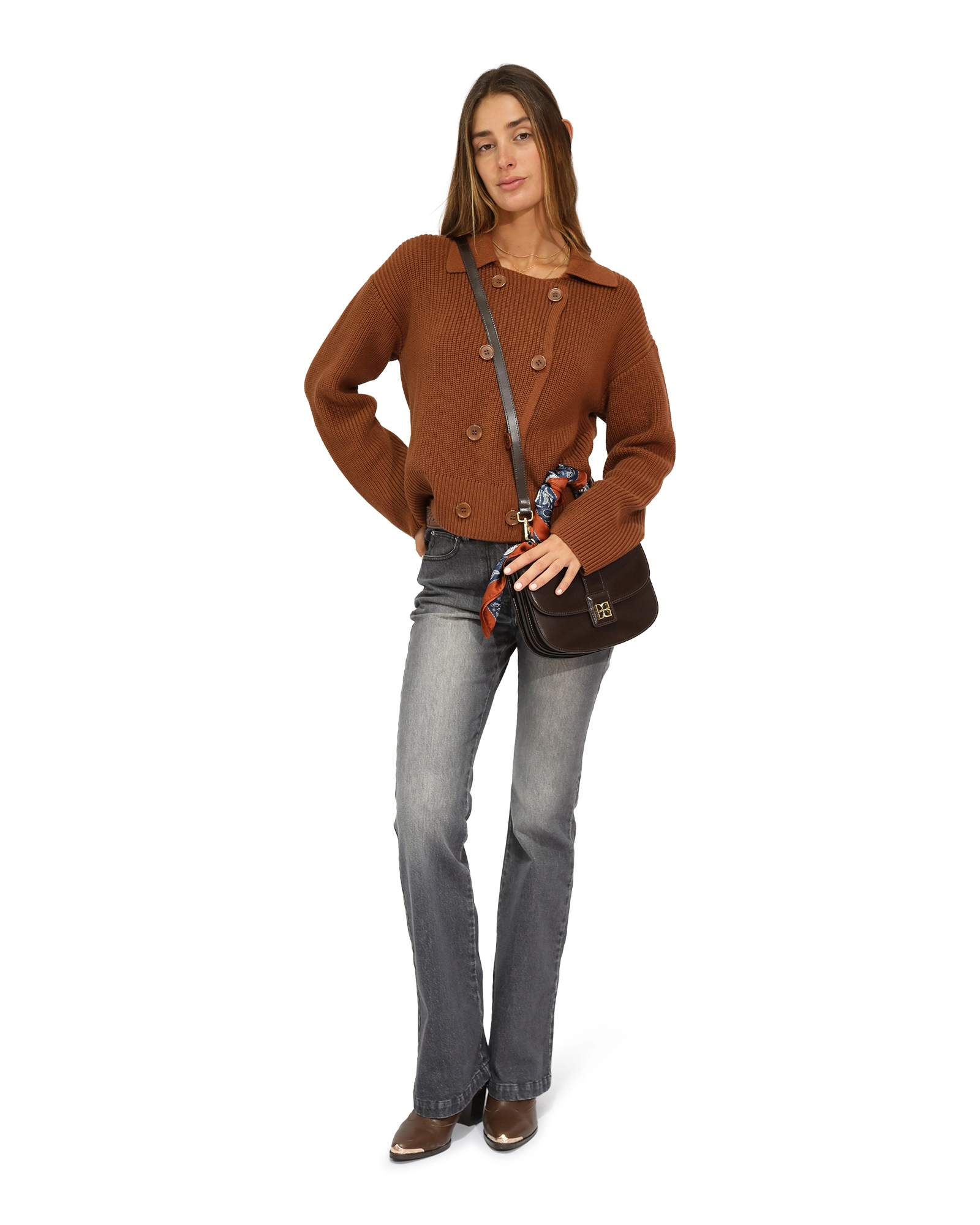 Belle & Bloom Make It With You Buttoned Cardi Jacket