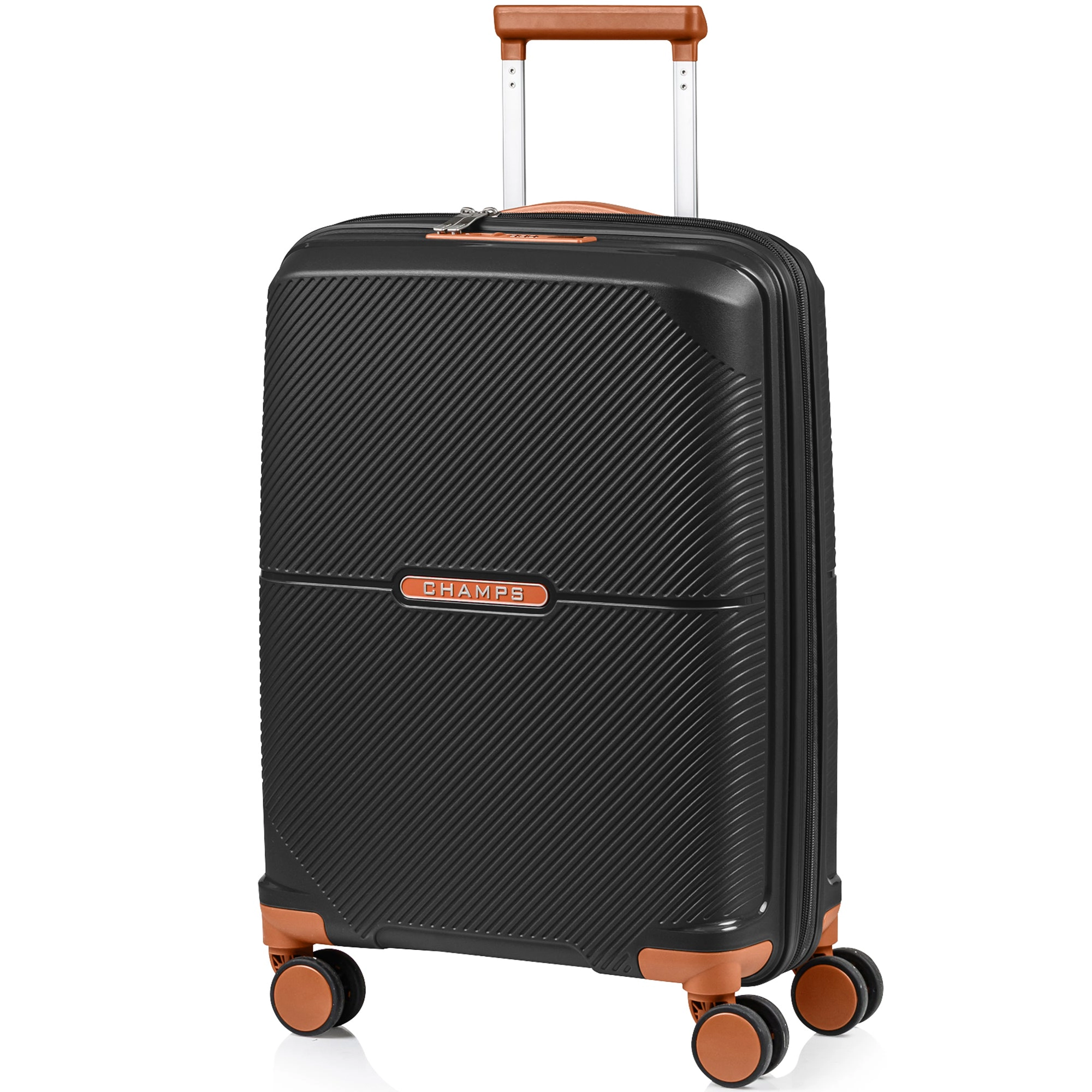 CHAMPS Vintage Aura Collection Hardside Carry-on Luggage