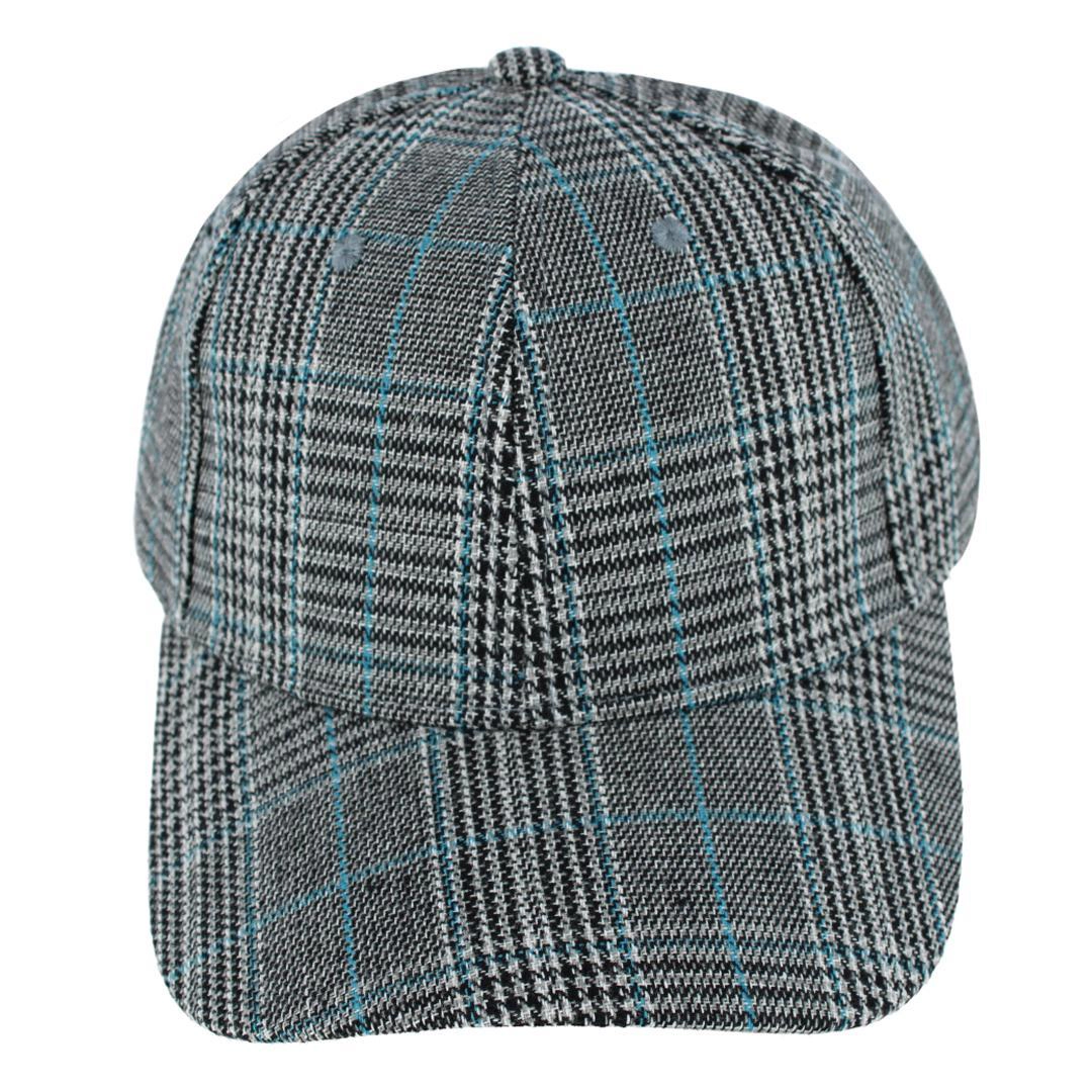 CTM Women's Plaid Trucker Hat