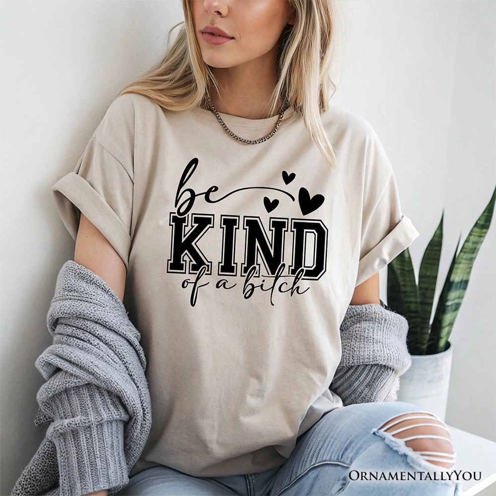 OrnamentallyYou Womens Sarcastic Be Kind T-Shirt