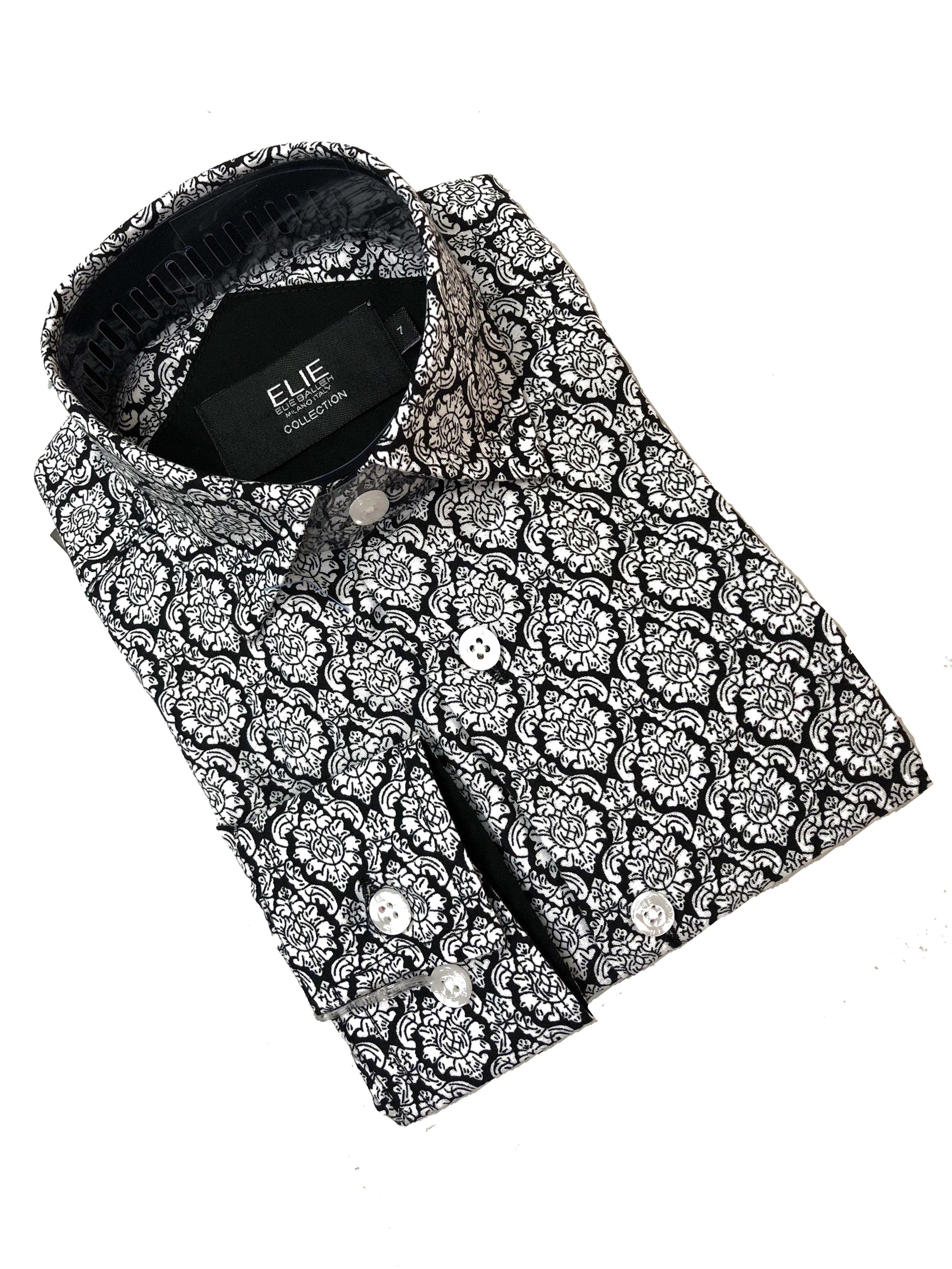 Elie Balleh Boys Slim Fit Button-Down Shirt
