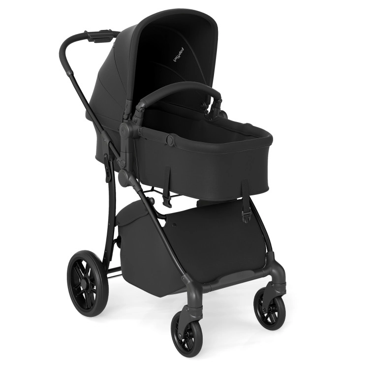 Hivvago 2-in-1 Baby Stroller with Bassinet Mode and Reversible Seat