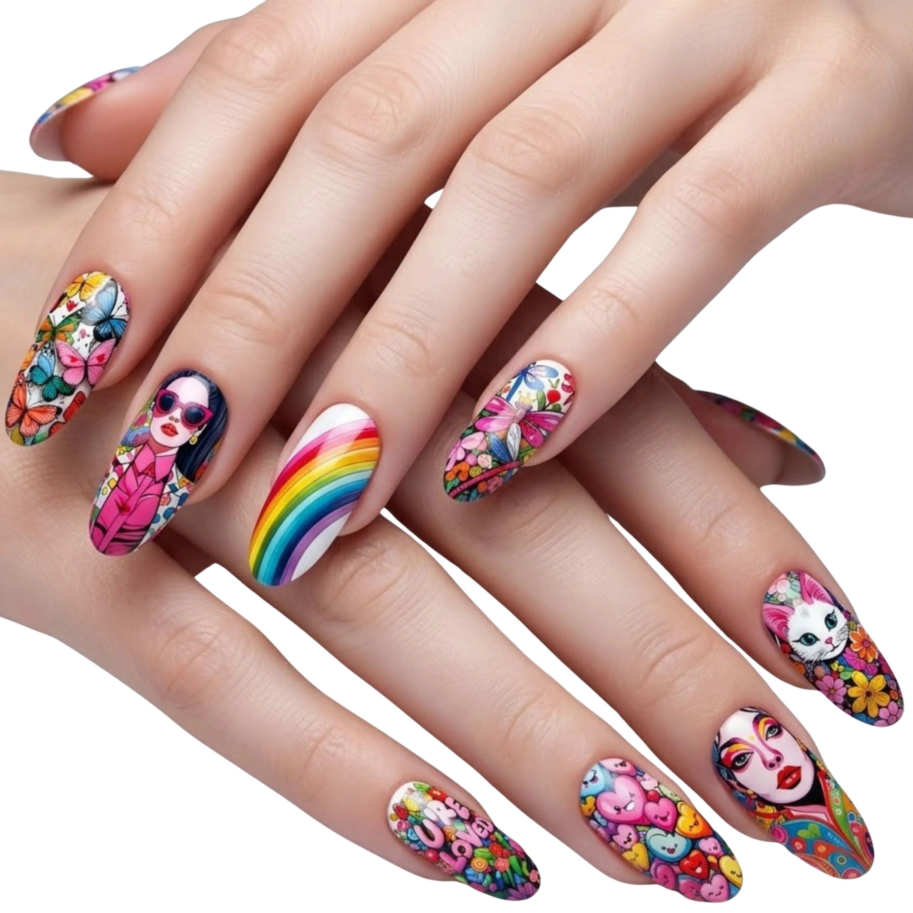 XPNail Women's Nail Polish Strips Aura 16ct