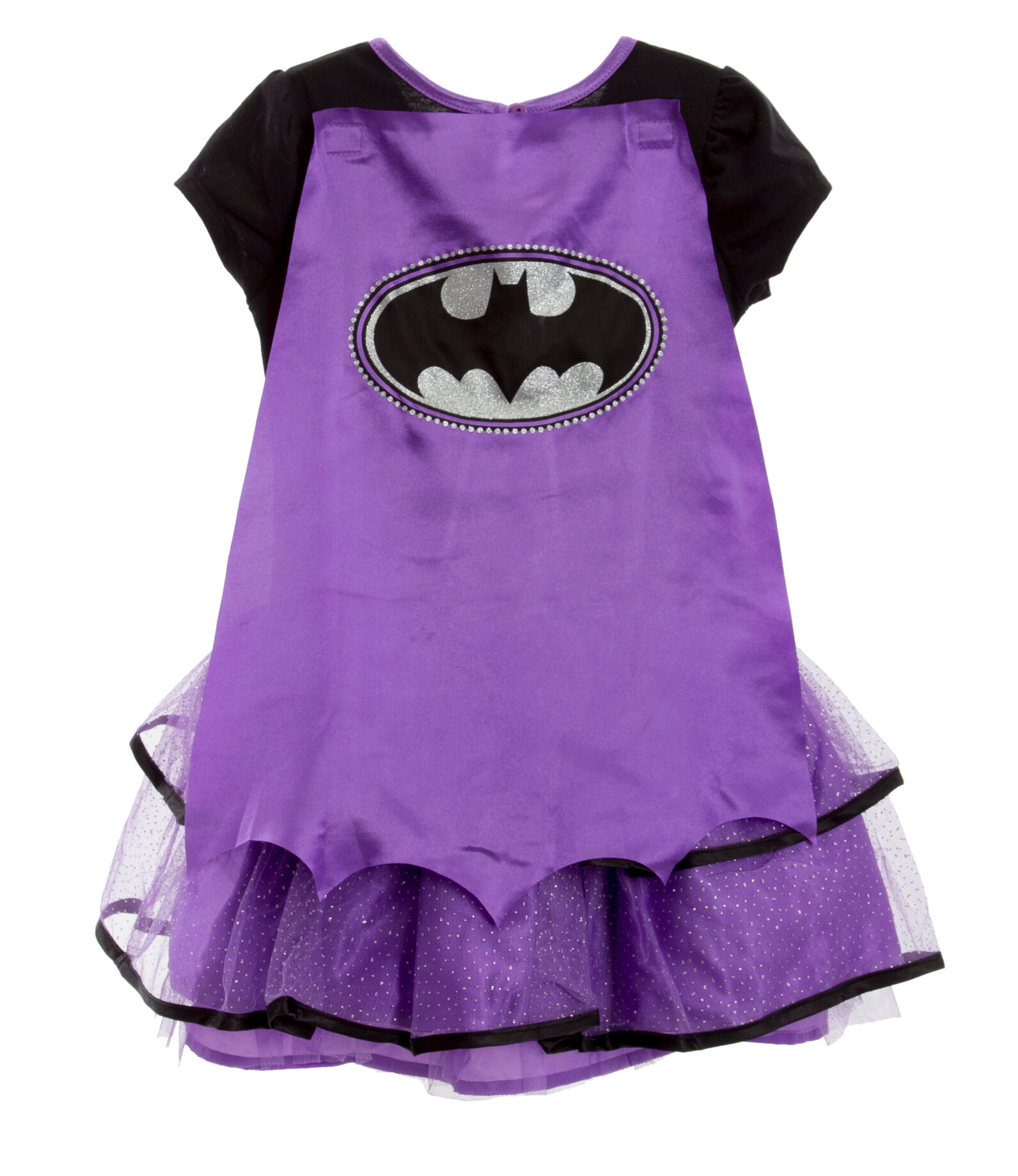 WARNER BROS Justice League Girls' Cosplay Dress and Leggings Set with Cape