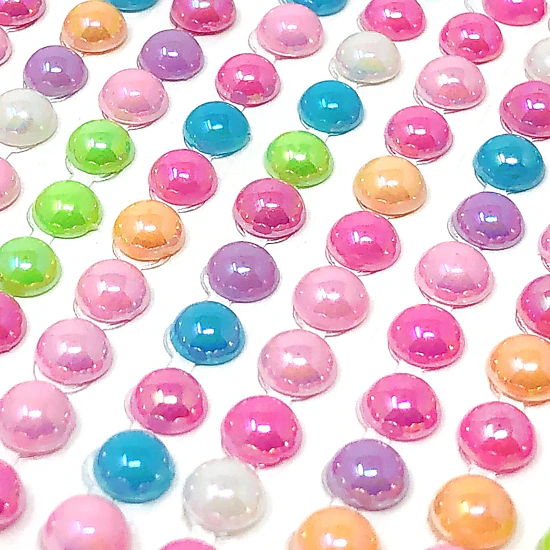 Wrapables Acrylic Self Adhesive Crystal Rhinestone Gem Stickers, Pearls ...