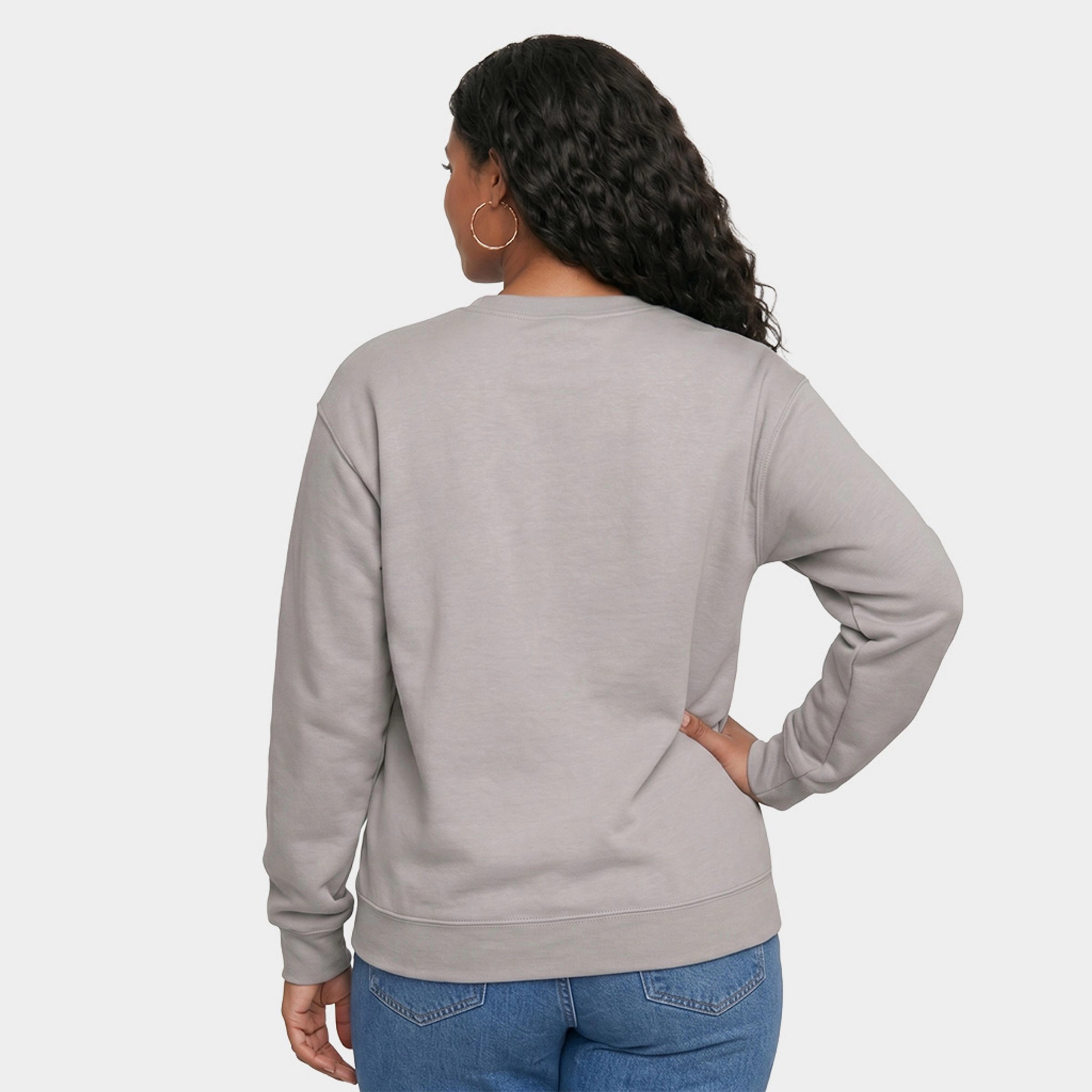 Simply Sage Market - Women's Graphic Sweatshirt Happiest at the Stadium
