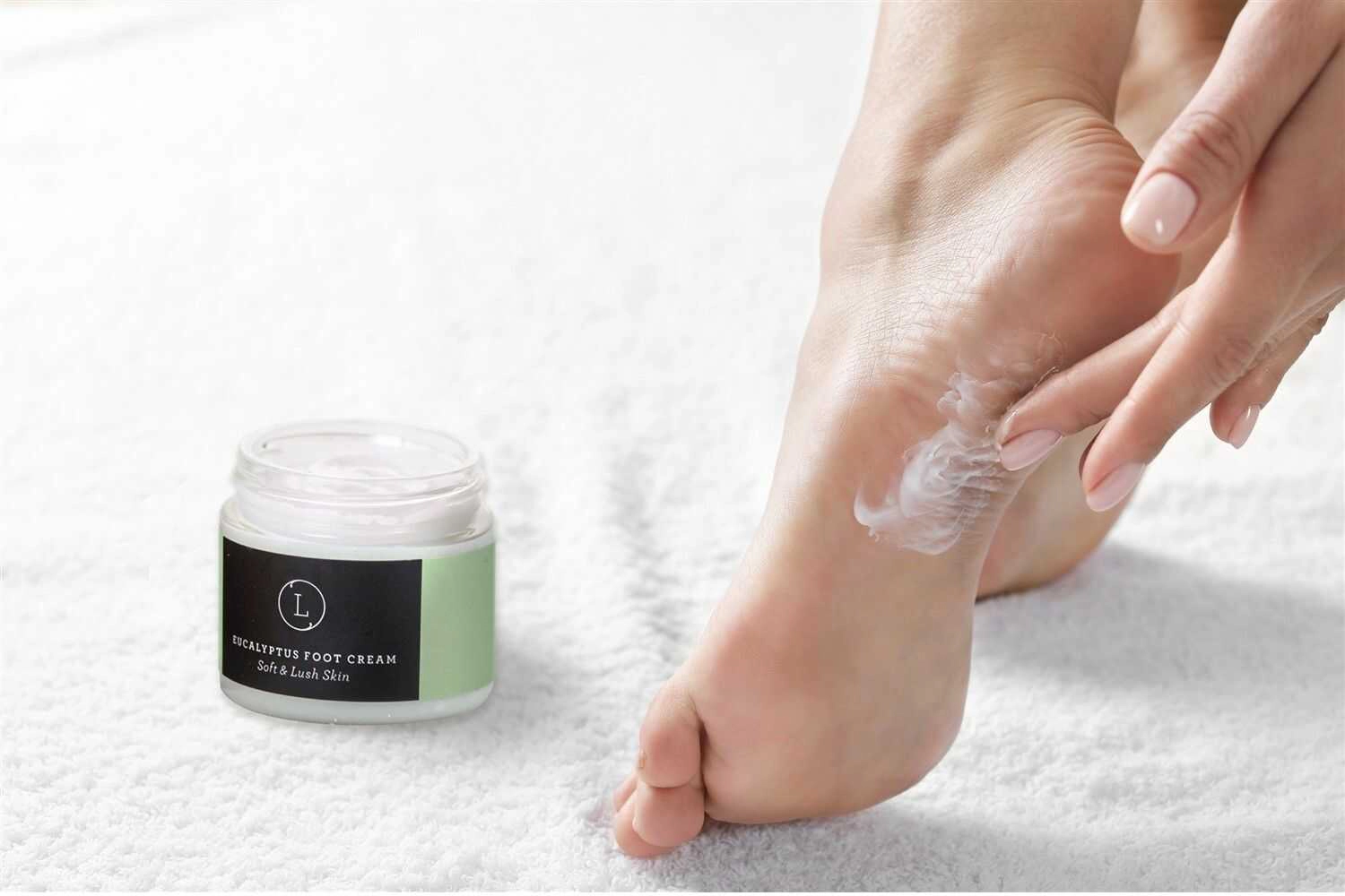 Lizush Eucalyptus Shea Butter Foot Cream - 2 oz