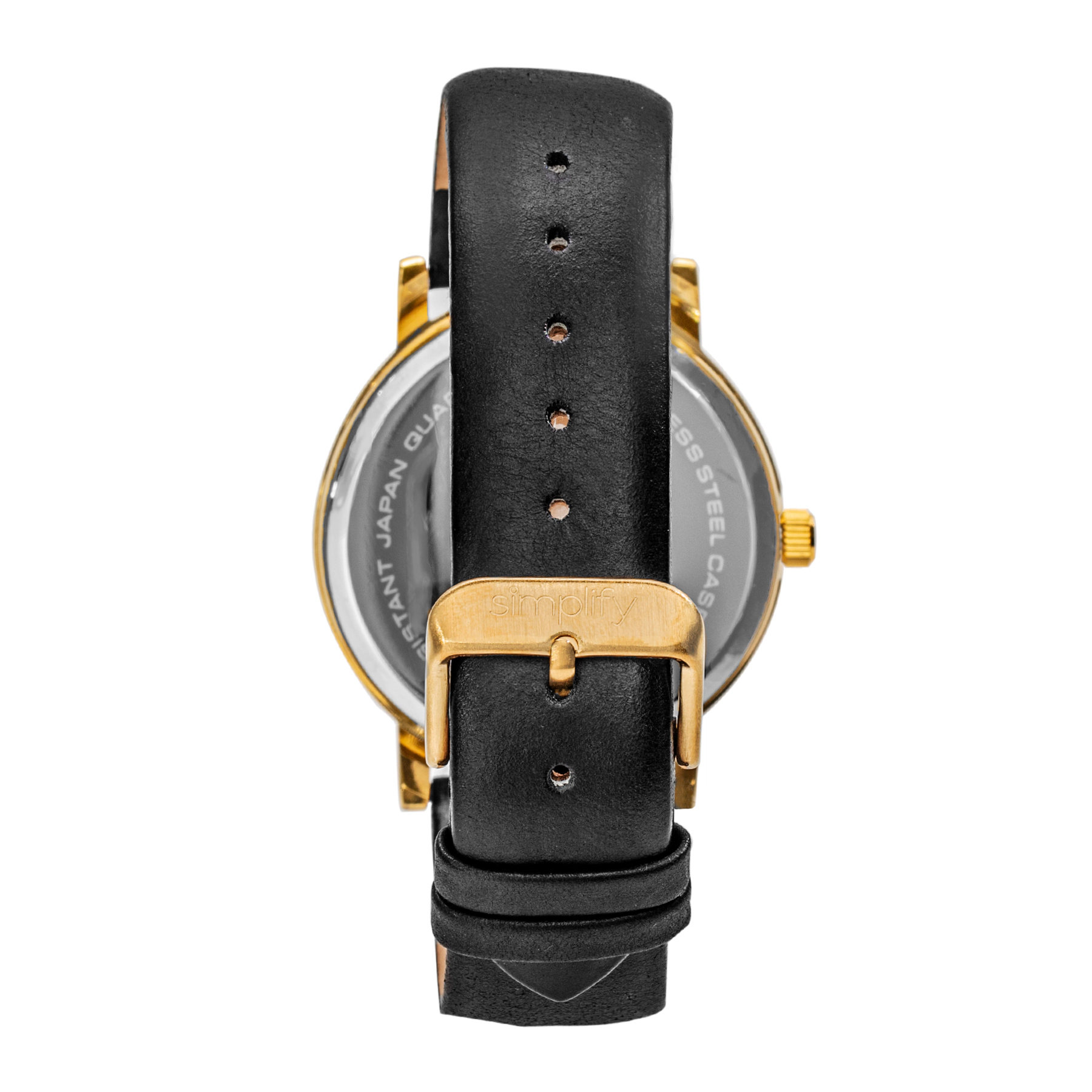 Simplify The 7000 Leather-Band Watch