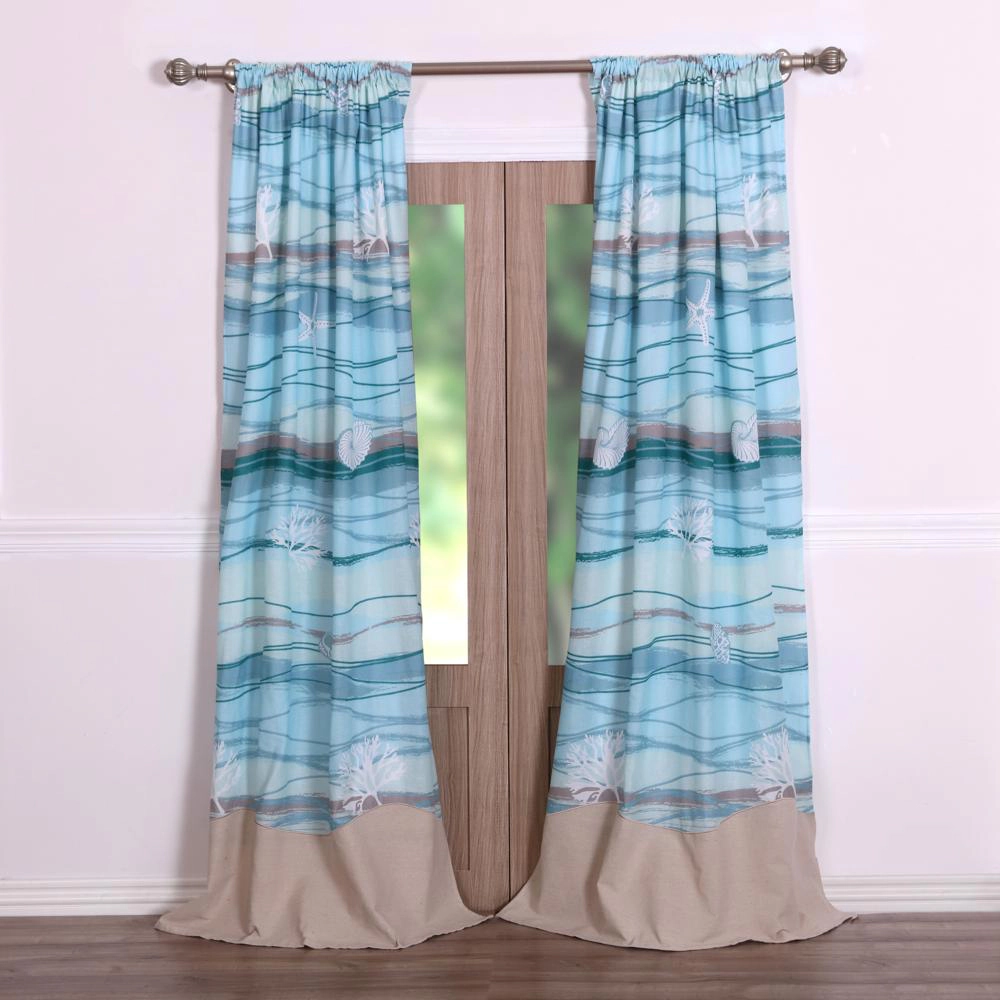 Greenland Home Fashion Maui Window Panel Pair - Multi 42x84"