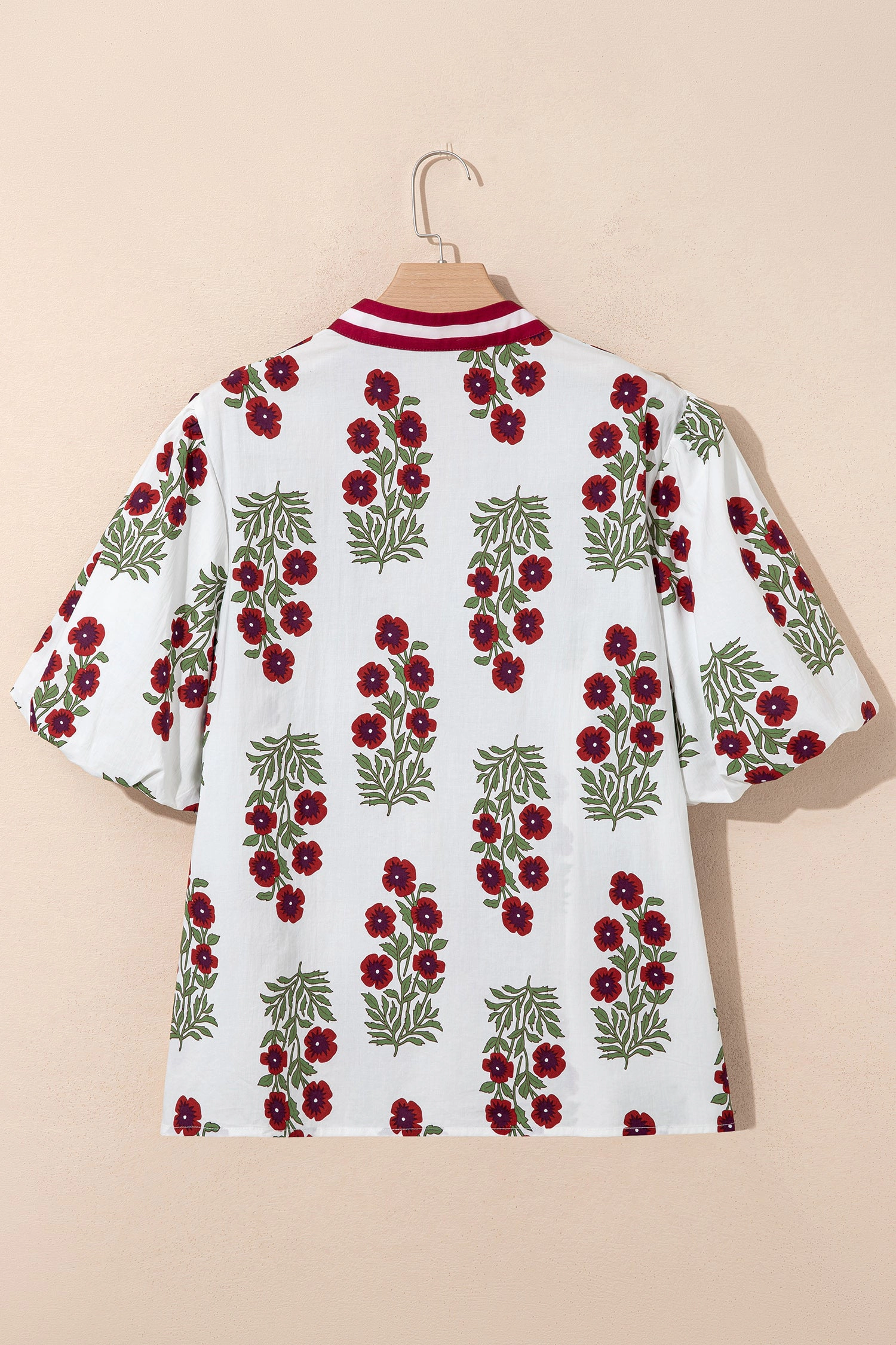 Threaded Pear Women's Katherine Short Sleeve Cotton PLUS Blouse