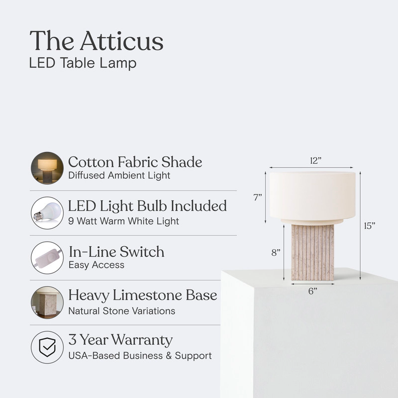 Brightech Atticus LED Table Lamp