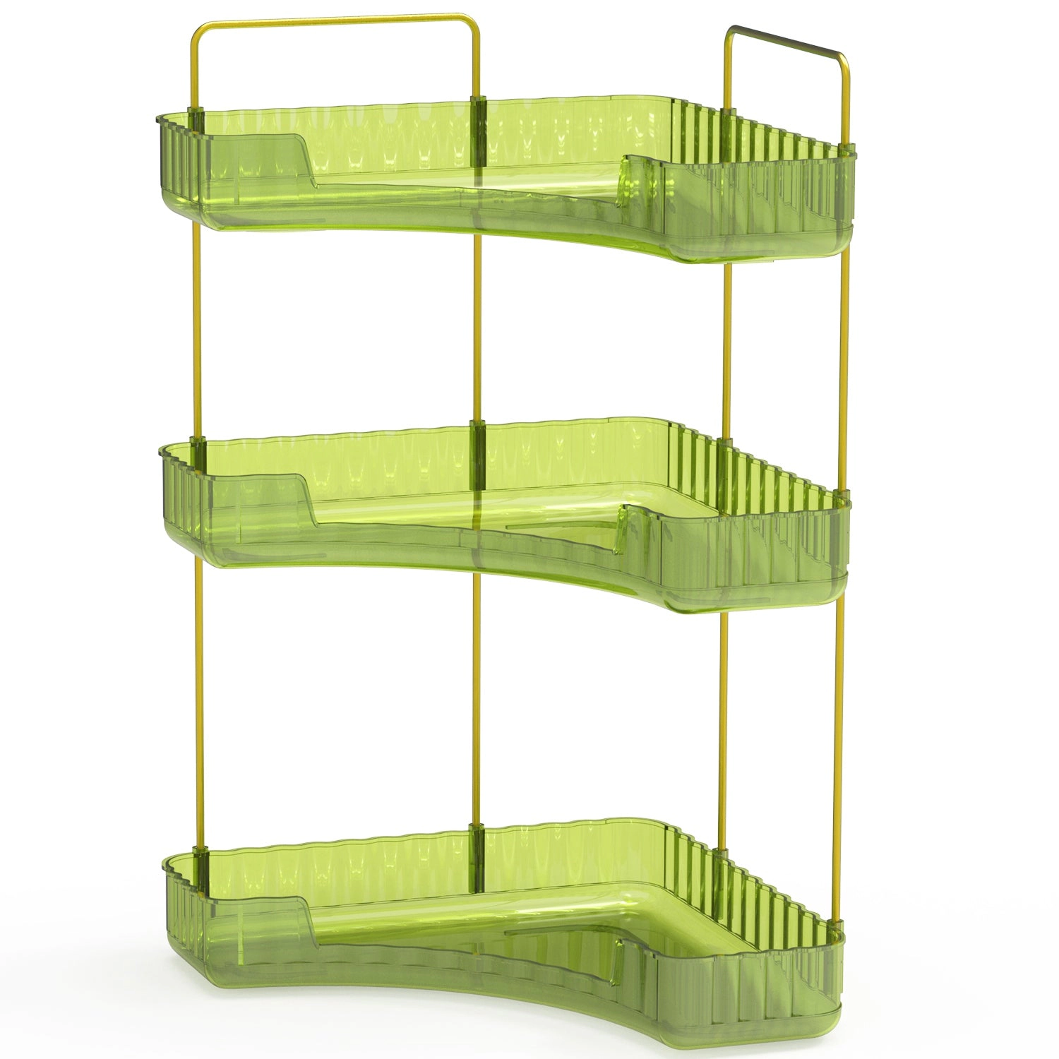 GBruno 3-Tier Corner Bathroom Countertop Organizer