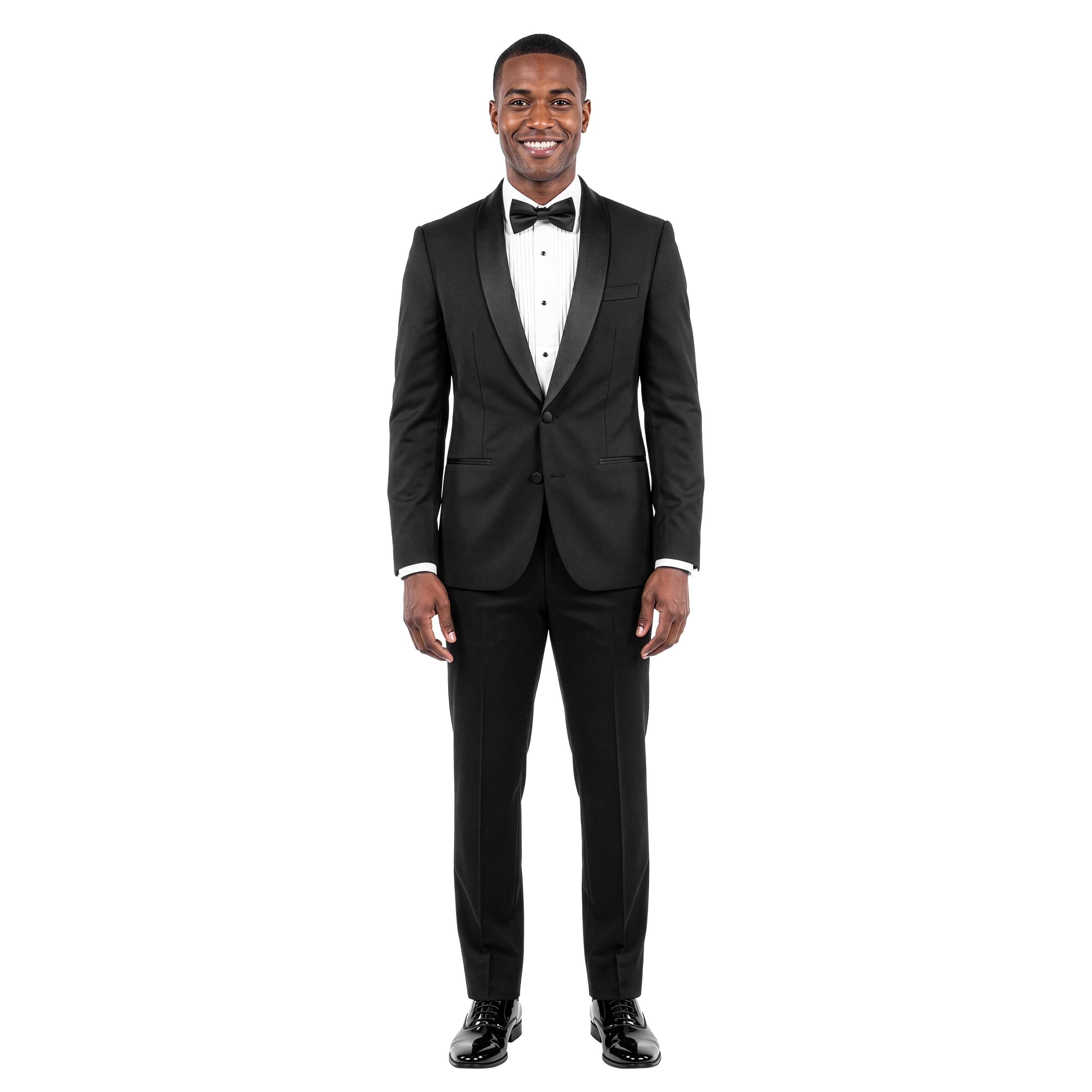 Zegarie Men's Tailored Fit Tuxedo Separates Jacket Only, Satin Shawl Collar