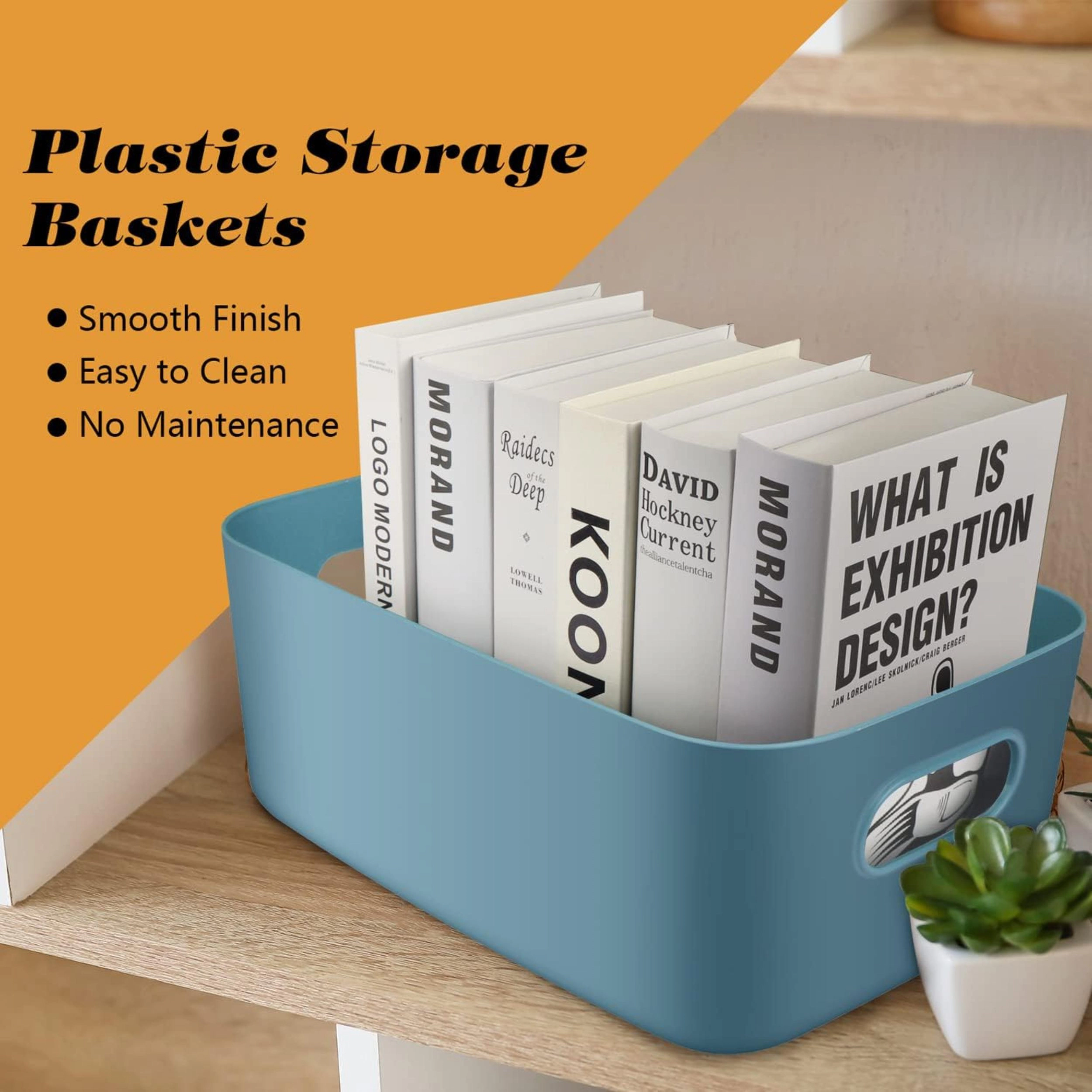 Stock Preferred Plastic Storage Bins and Baskets for Home Classroom Organization