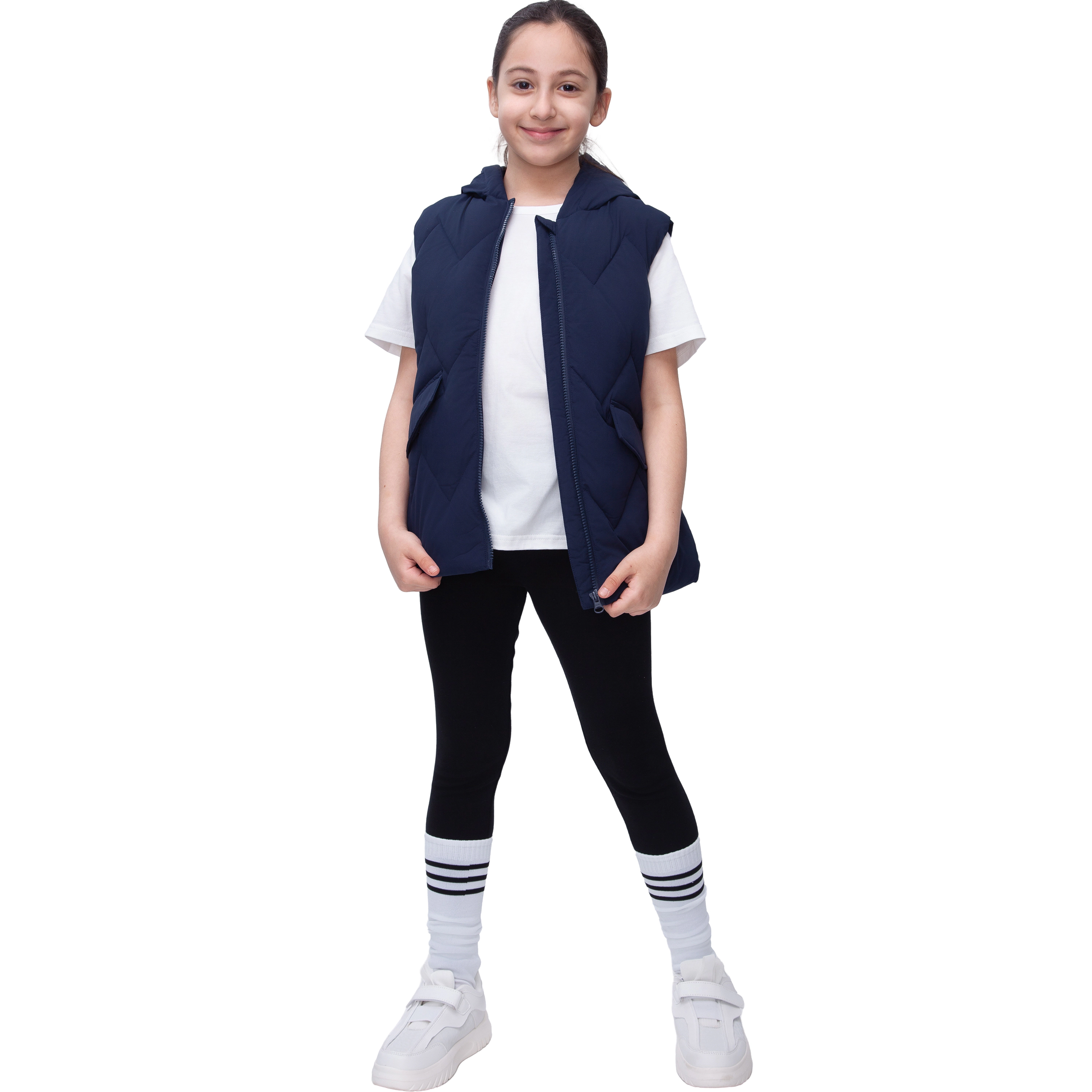 Rokka&Rolla Little & Big Kid Girls Hooded Puffer Vest