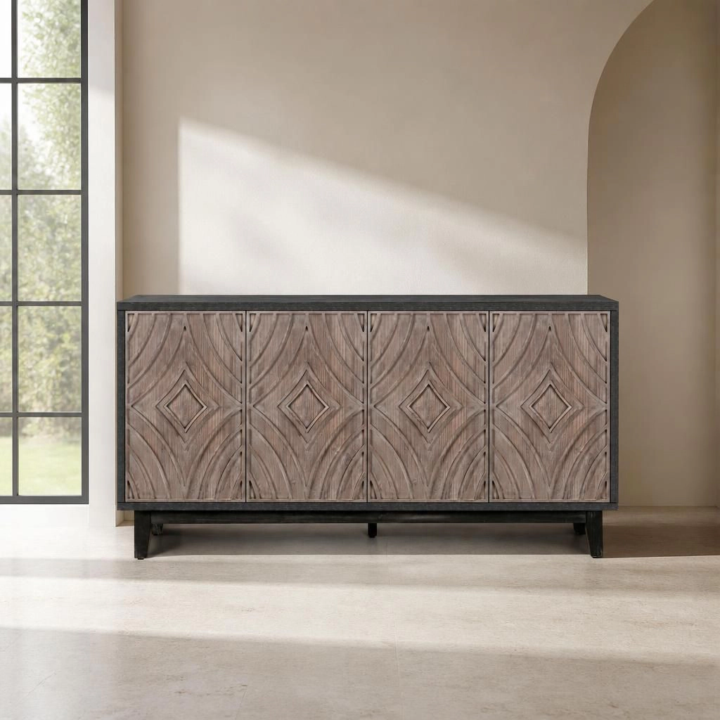 GOODSILO 60" Freestanding Floor Storage Cabinet