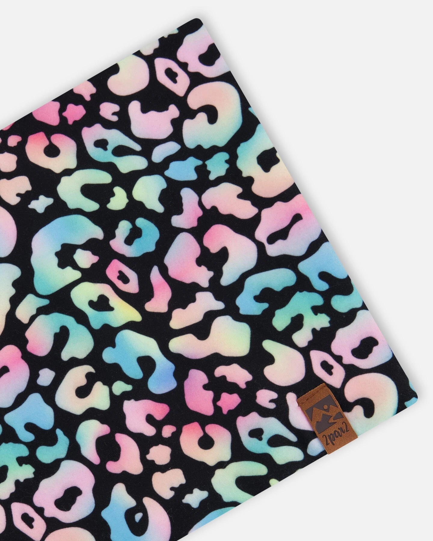 Deux par Deux Girls Stretch Jersey Neck Tube Animal Print - 2-6 Years