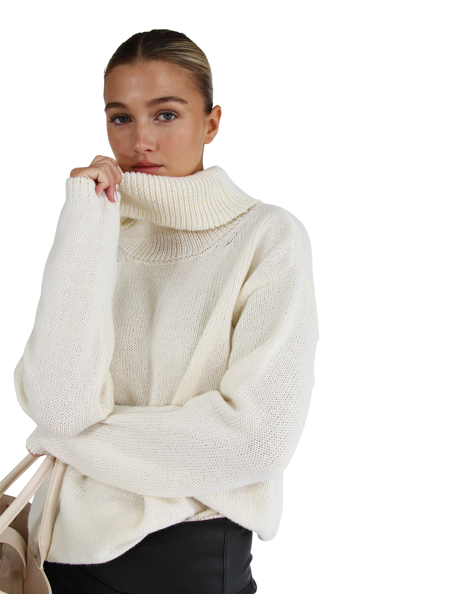 Belle & Bloom Womens Right Here Waiting Open Back Knit
