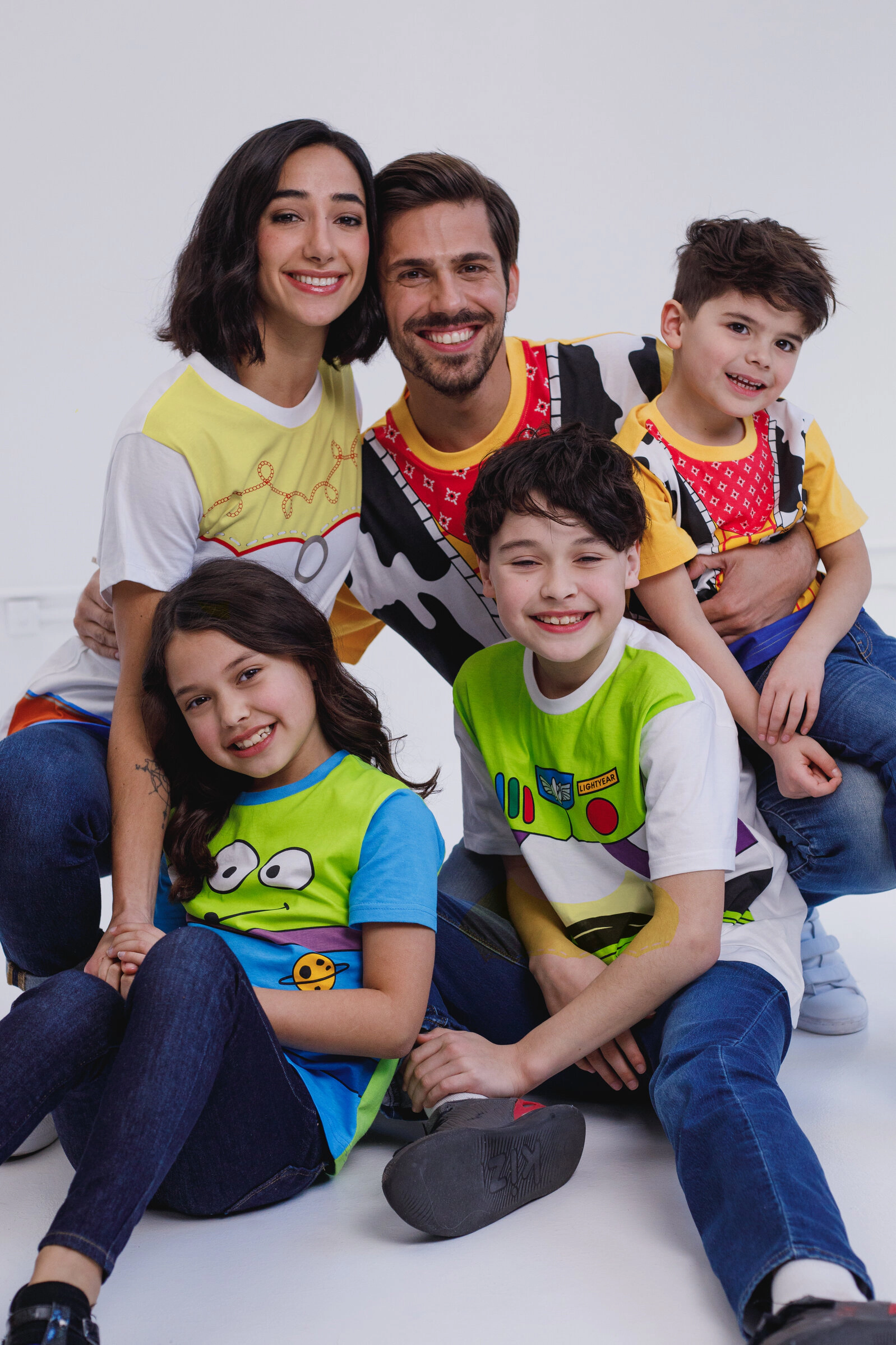 Disney Toy Story Matching Family Cosplay Short Sleeve T-Shirt