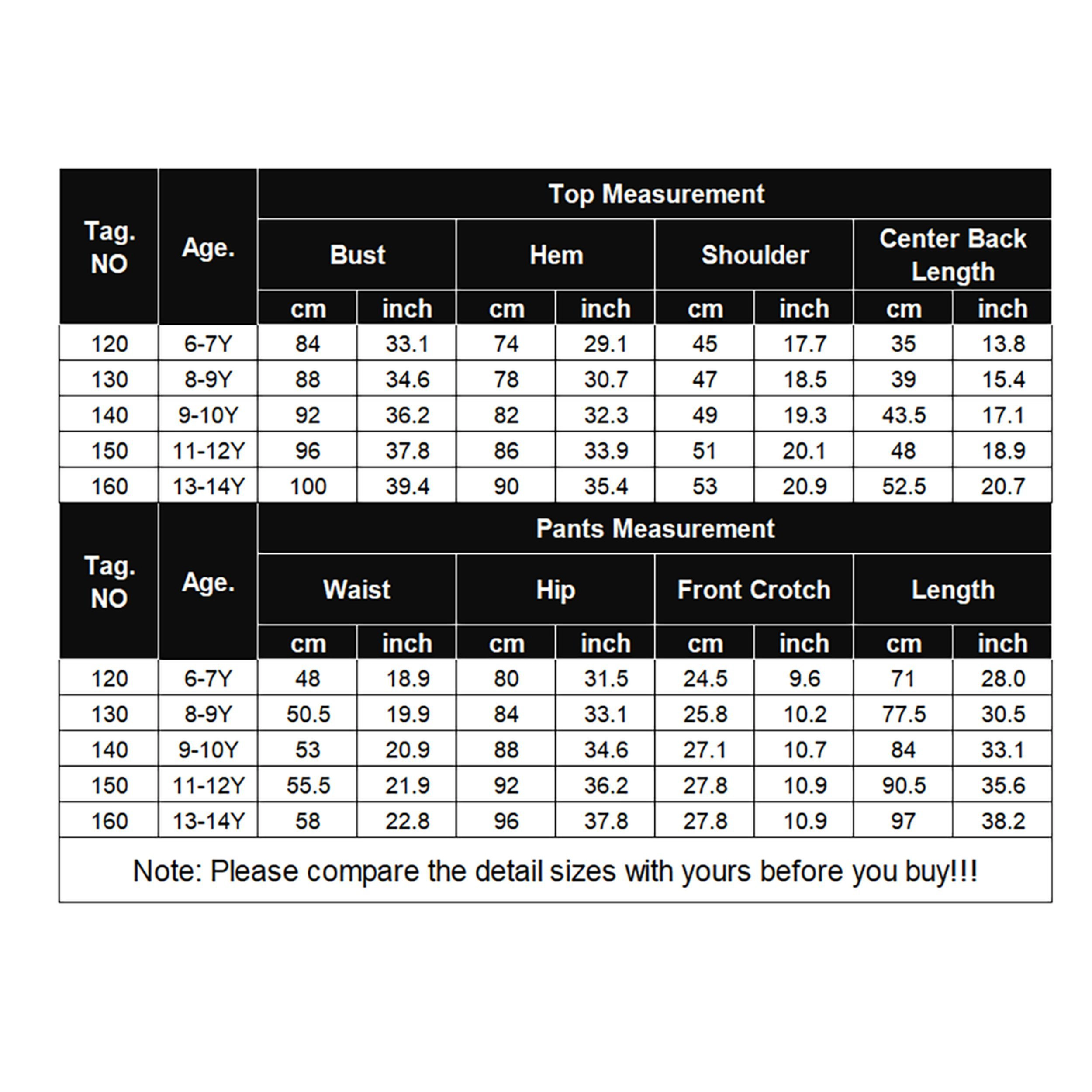 Arshiner Girls Clothes Piece Summer Outfits Drop Shoulder Top Pullover Sweatpants Jogger Set