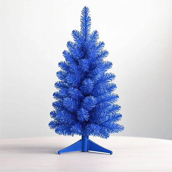 Elegani Vibrant Tabletop Christmas Tree - 8 Inch LED Decorative Tree ...
