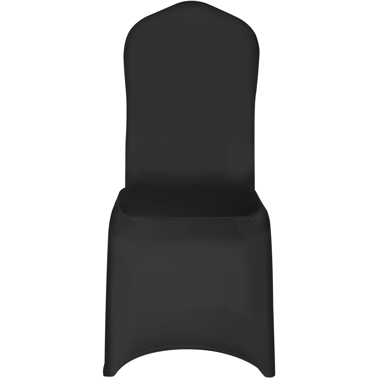 HONGGE Stretch Spandex Folding Chair Covers Universal Fitted Arched Front Cover Removable Washable Protective
