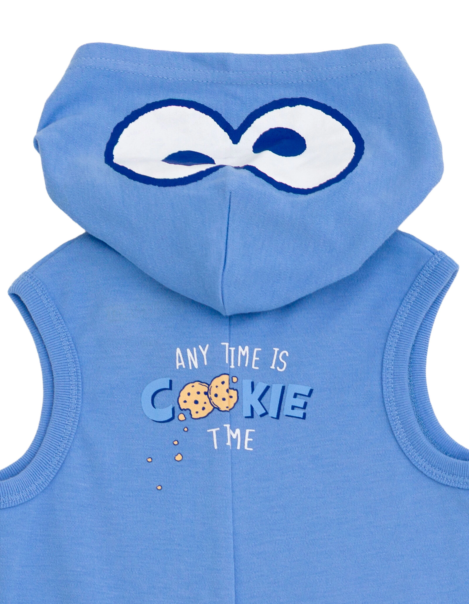 Sesame Street Baby Boys' Cosplay Sleeveless Hooded Romper