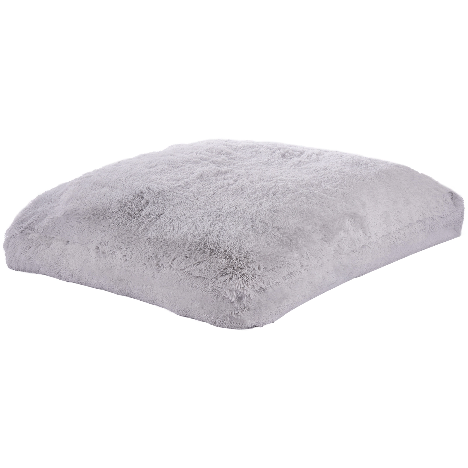 HONGGE Queen Size Convertible Bean Bag Chair Bed, Memory Foam Fill, Washable Cover & Side Pocket, Grey