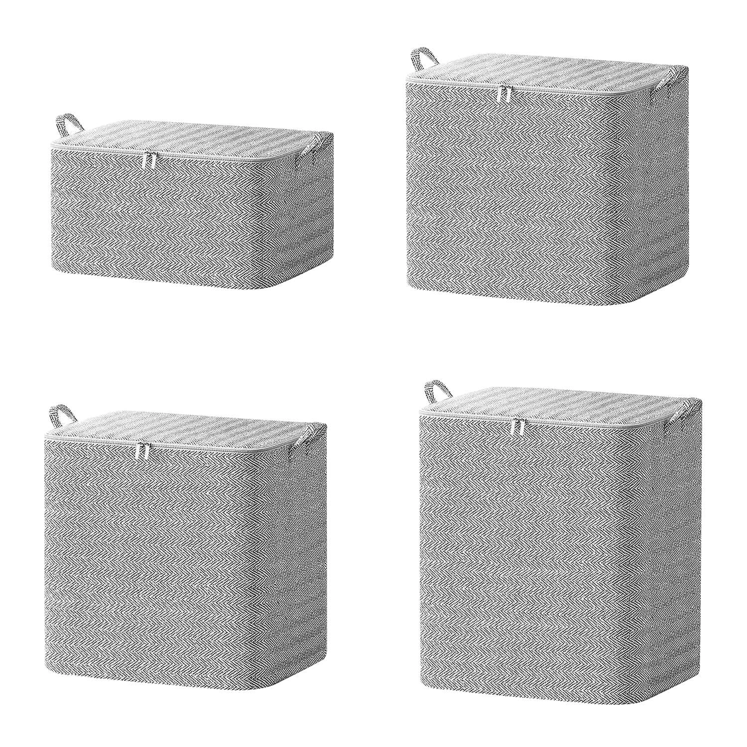 NEW Home Unisex Foldable Non-Woven Storage Bags 4-Pack